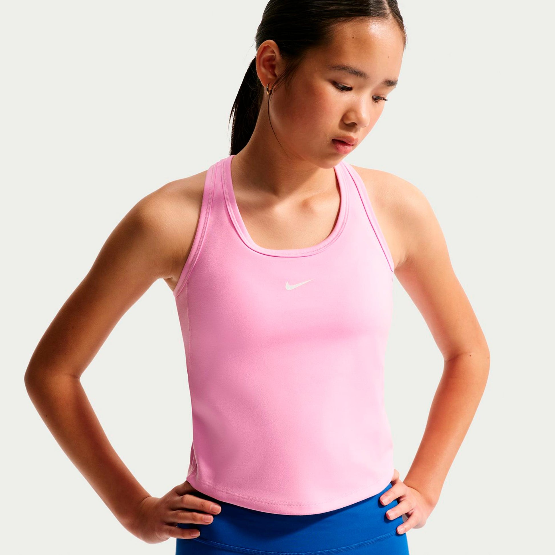 Nike Dri-FIT One Débardeur tank top Enfants - rosé, blanc