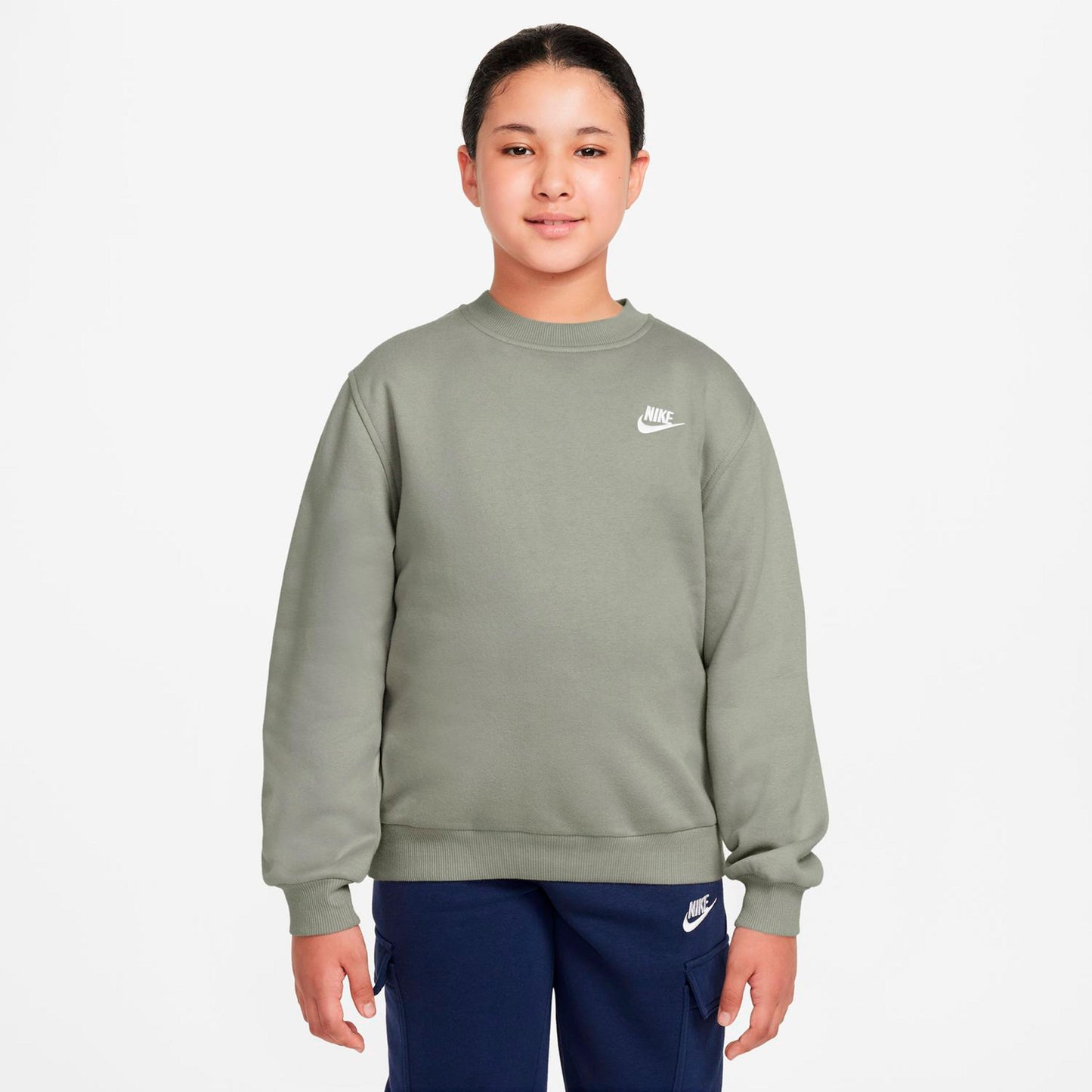 Nike Club Fleece Sweat-shirt Enfants - blanc cassé