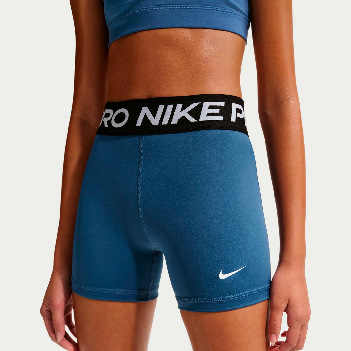 Nike Dri-Fit Big Kids 3in Shorts Filles-bleu petrol