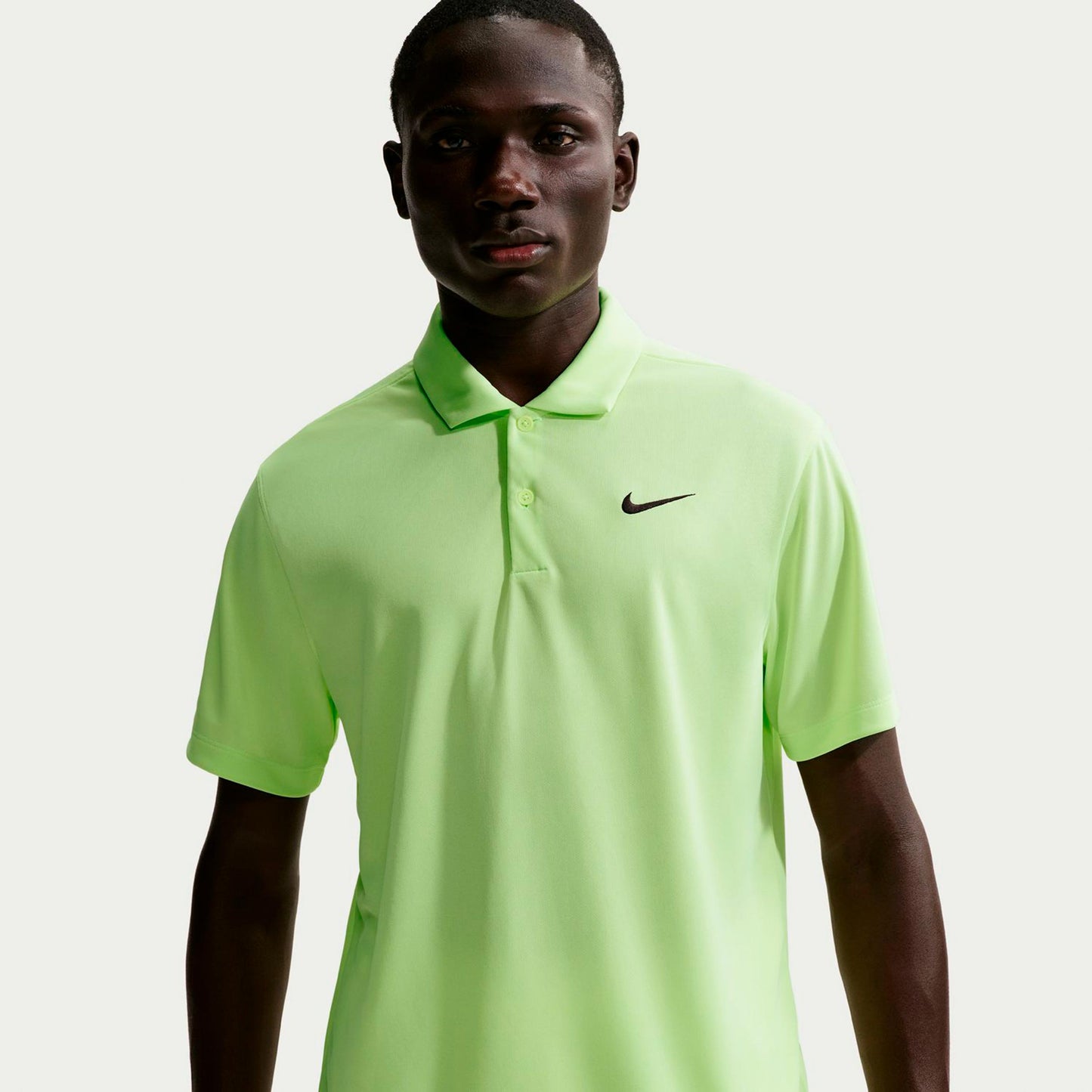 Nike Dri-Fit Victory Court Solid Polo Hommes - jaune lemon
