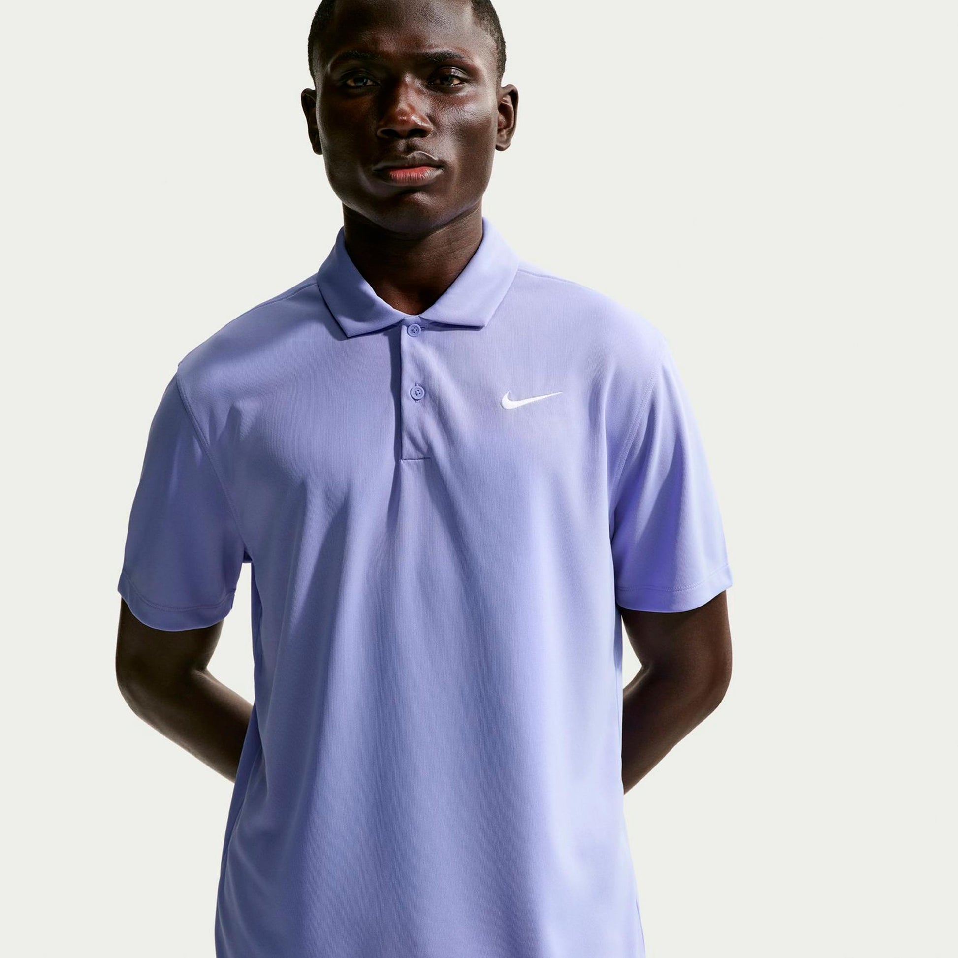 Nike Dri-Fit Victory Court Solid Polo Hommes - bleu gris