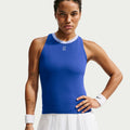 Court Dri-FIT Advantage Débardeur tank top Femmes - bleu, blanc