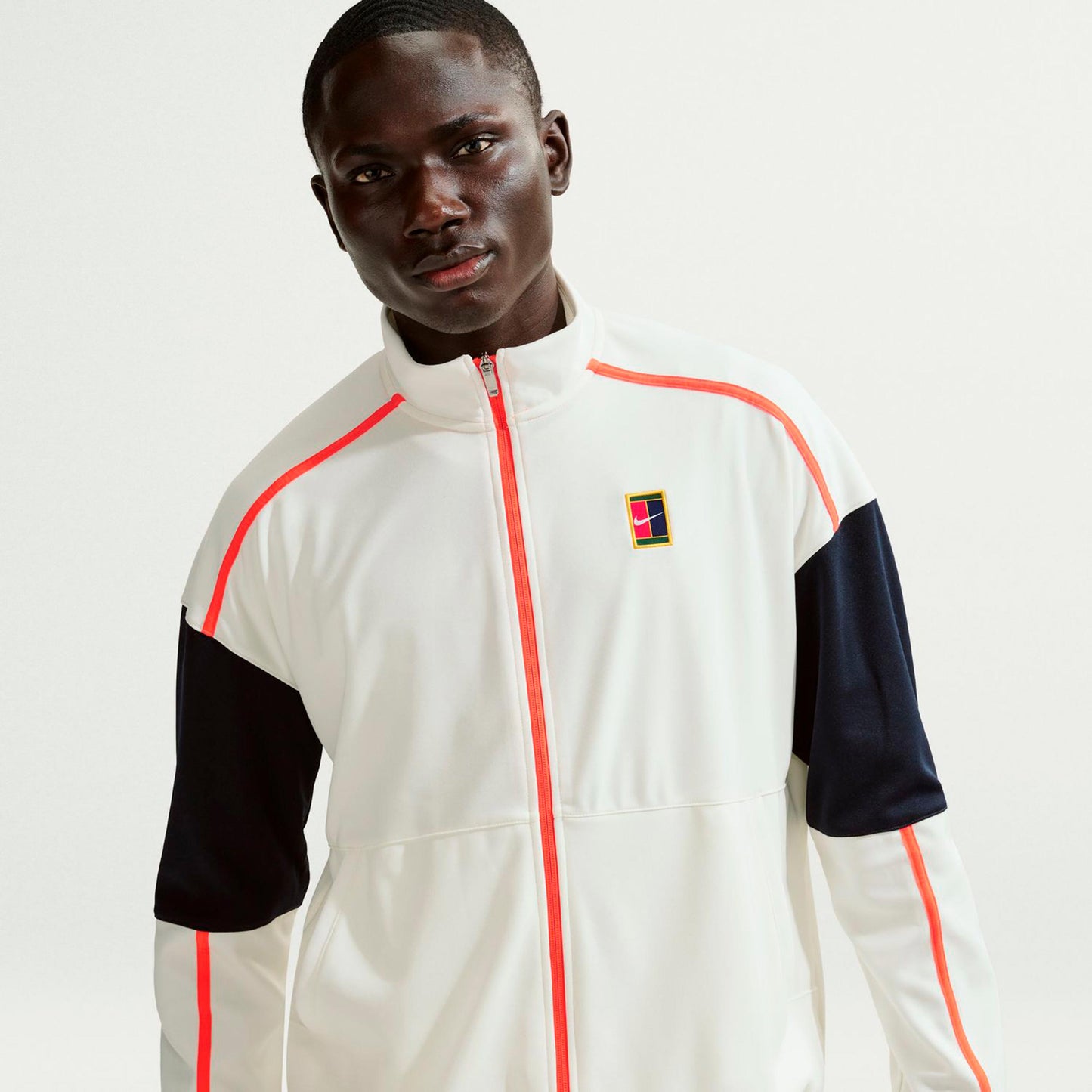Nike Court Heritage Veste de survêtement Hommes-crème, orange