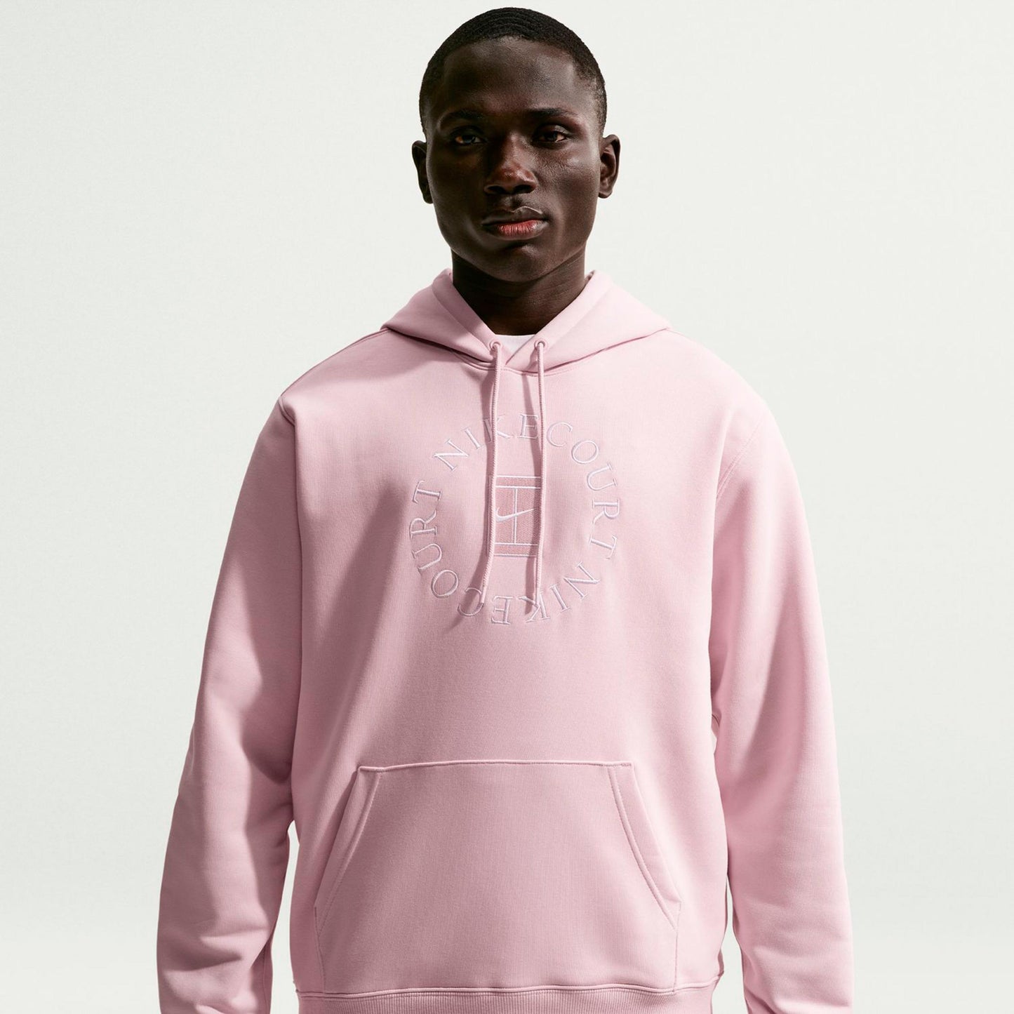 Nike Court Dri-Fit Heritage Sweat à capuche Hommes - vieux rose, beige