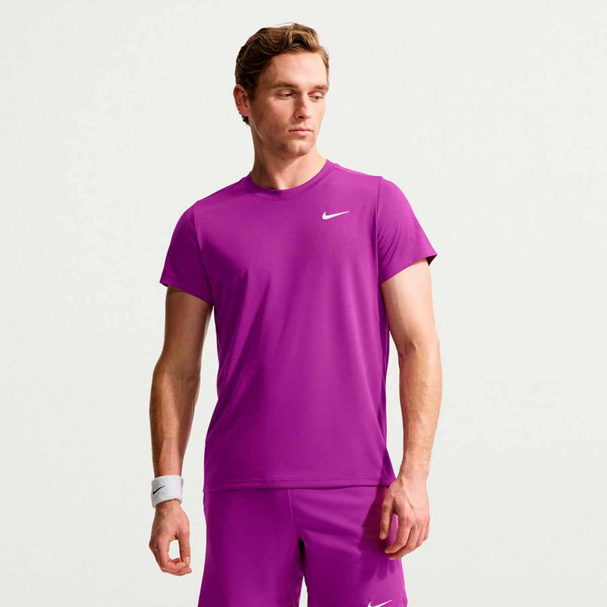 Nike Court Victory Dry T-shirt Hommes - lilas