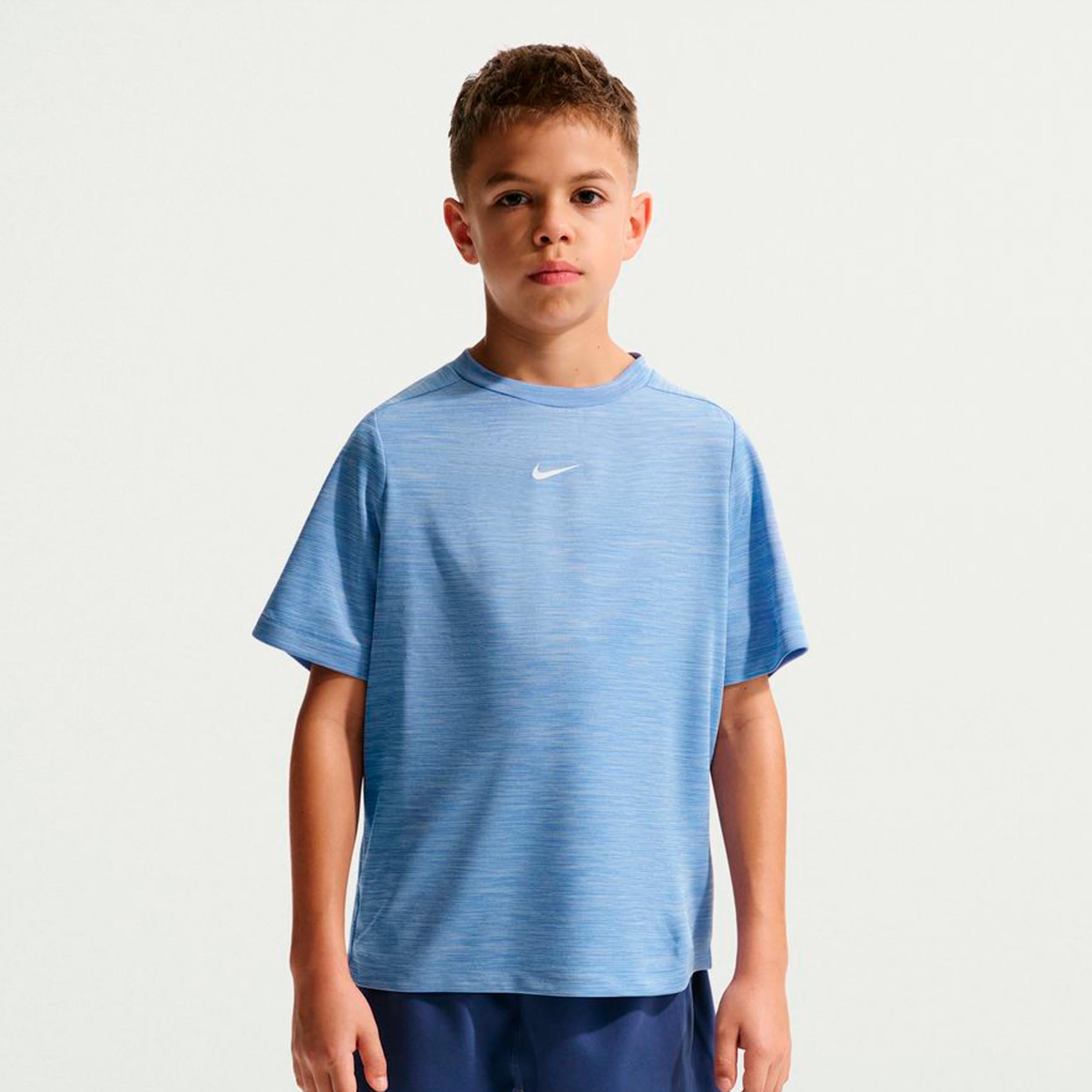 Nike Dri-FIT Multi Heather T-shirt Enfants - bleu, bleu clair