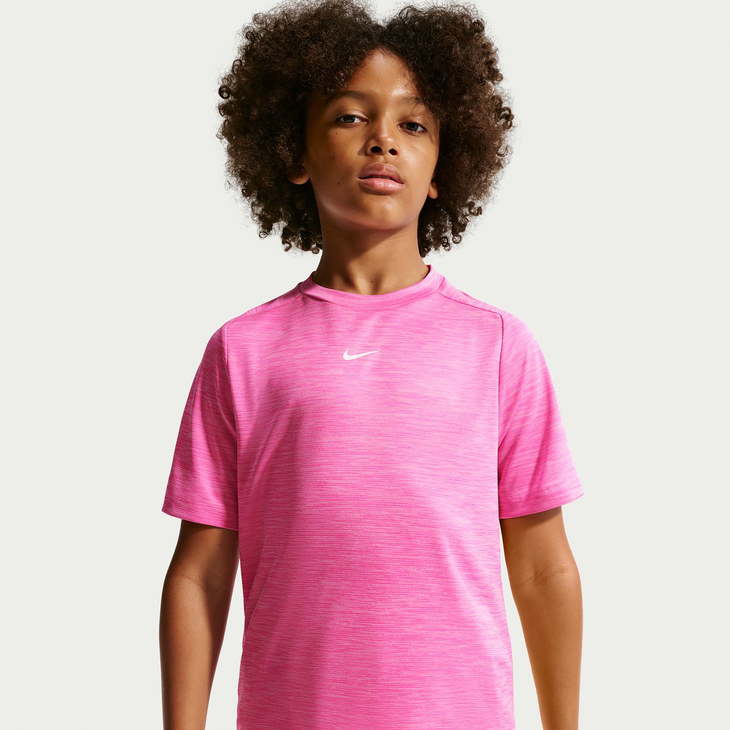 Nike Dri-FIT Multi Heather T-shirt Enfants - rose, rosé
