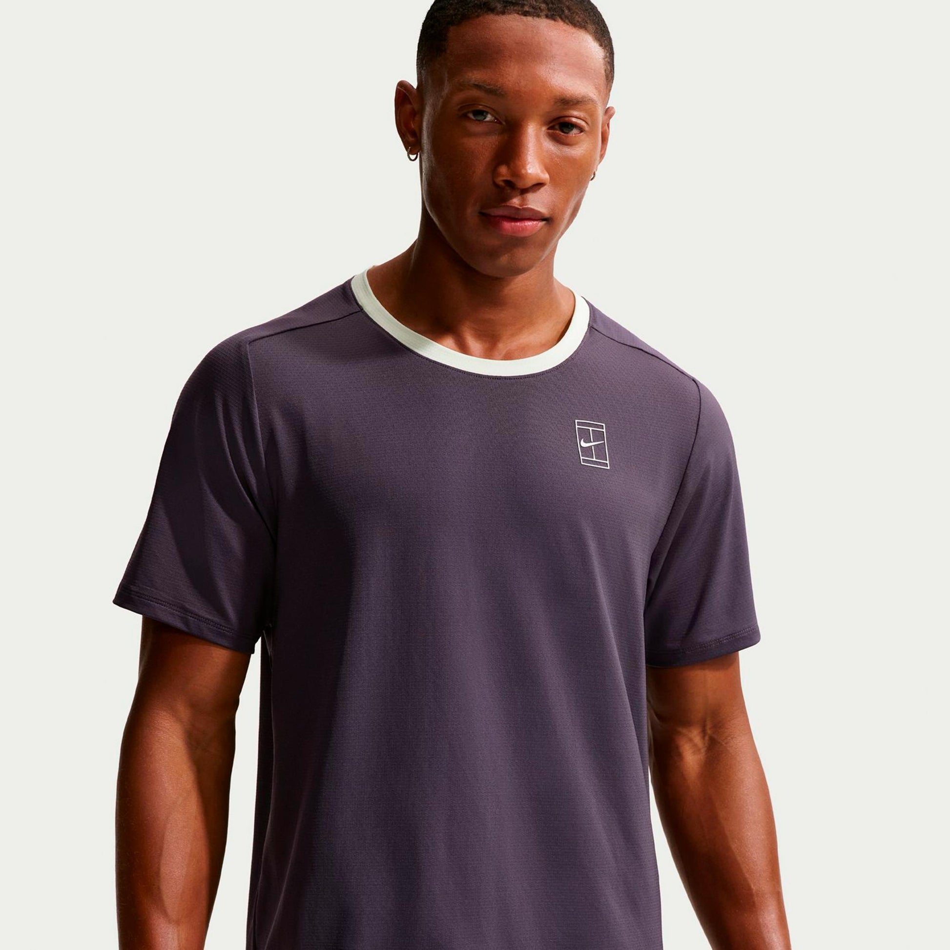 Nike Court Dri-FIT Advantage T-shirt Hommes-violet