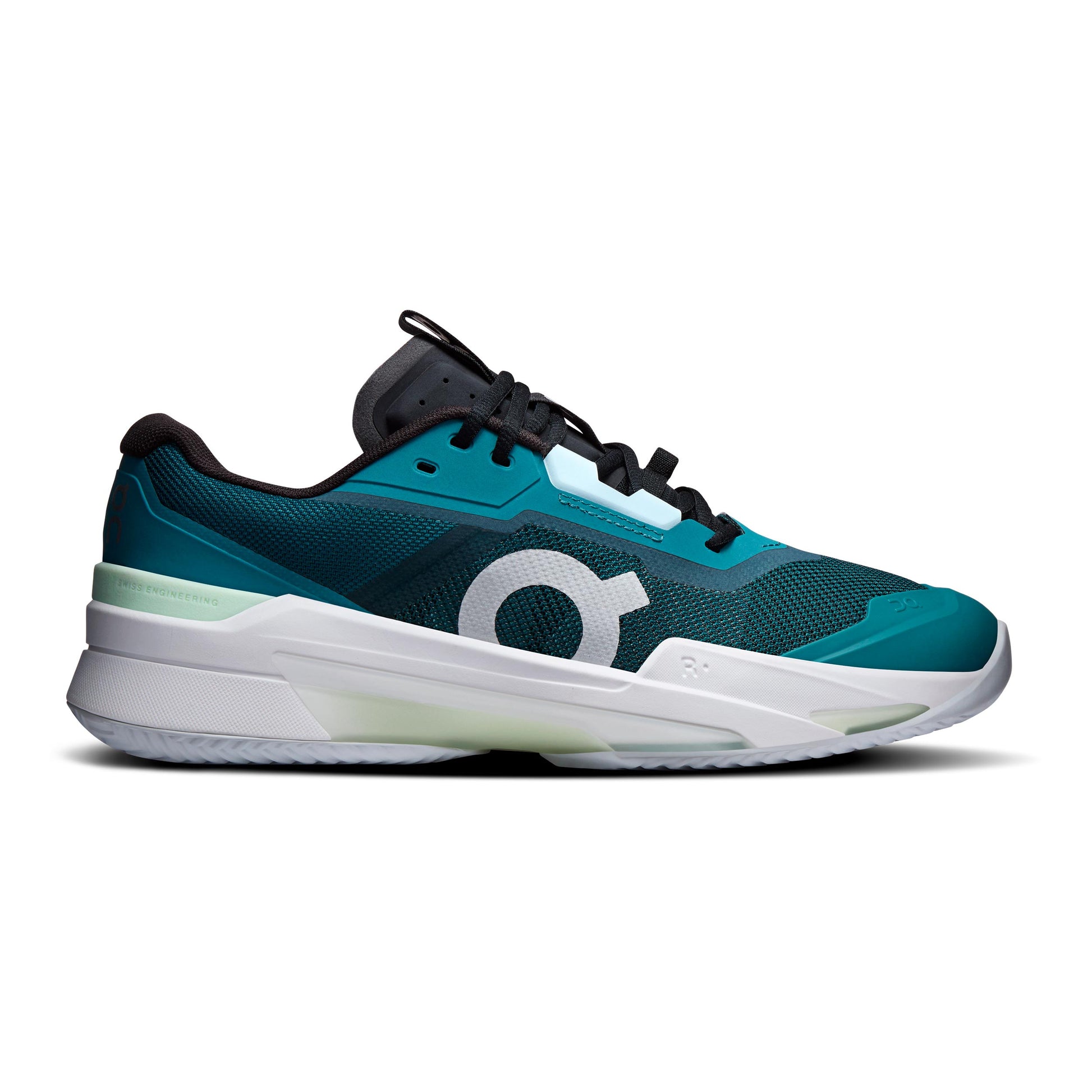 On THE ROGER Pro Fire Chaussure terre battue Hommes - bleu petrol, blanc