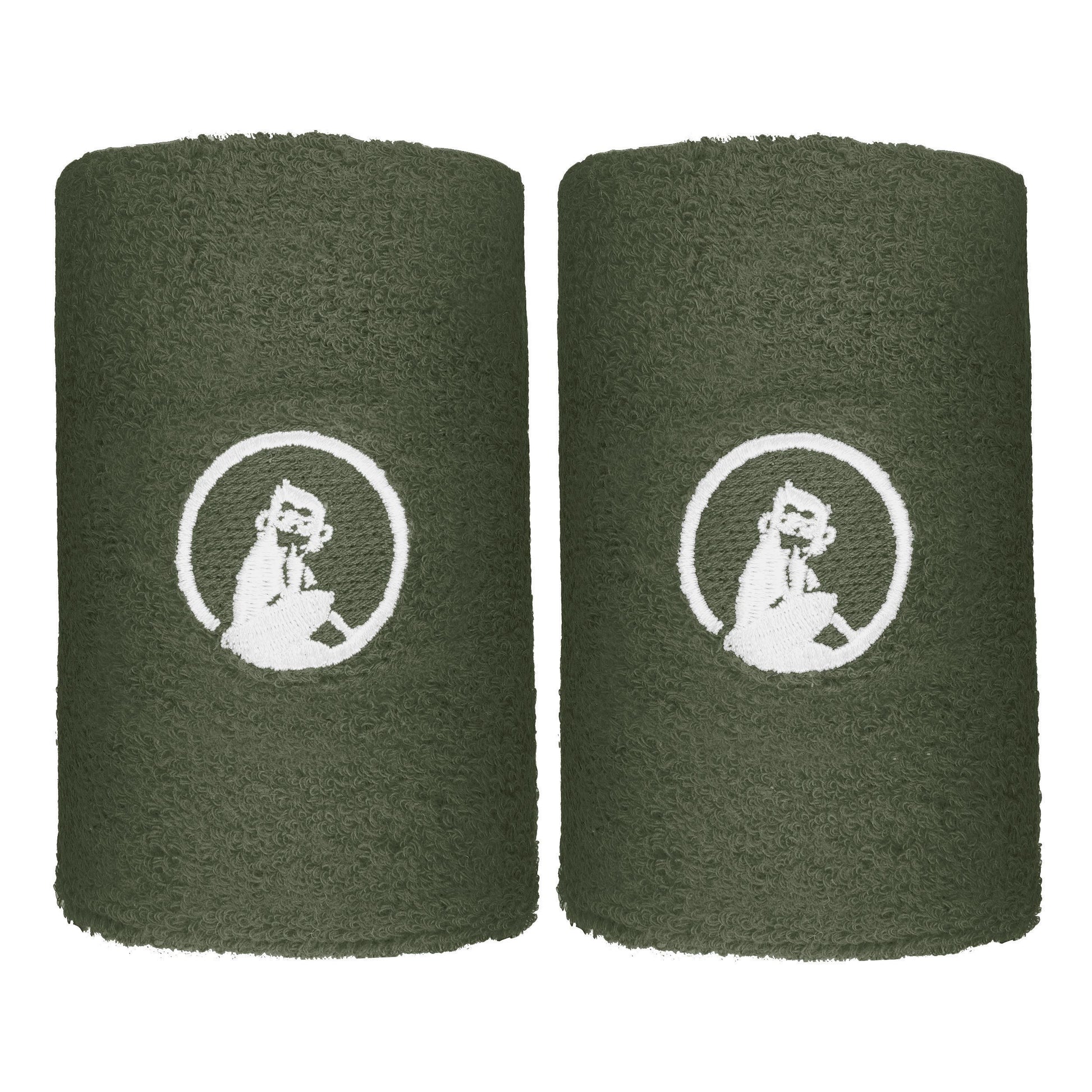 Quiet Please Memories Faded Memories Poignet Pack de 2 unités Unisex - vert foncé