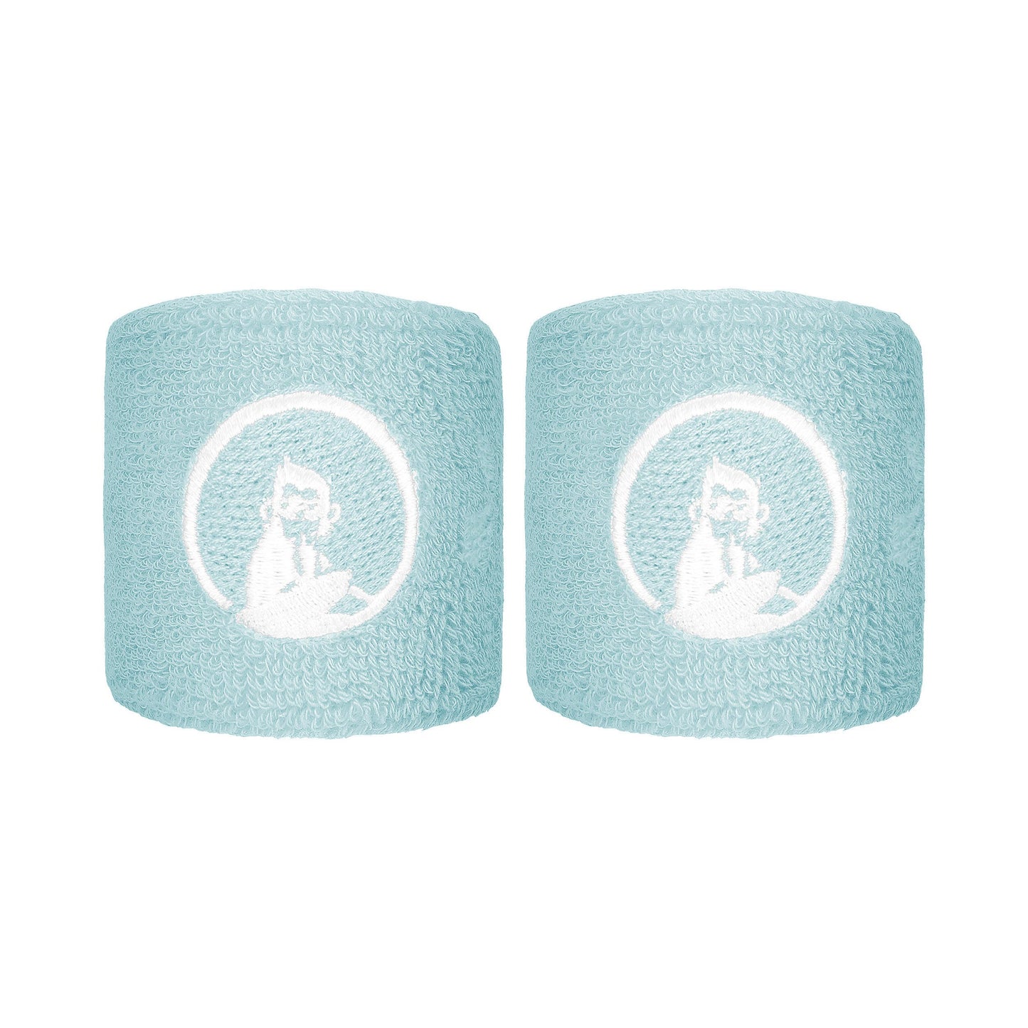 Quiet Please Memories Faded Memories Poignet Pack de 2 unités Unisex - bleu clair