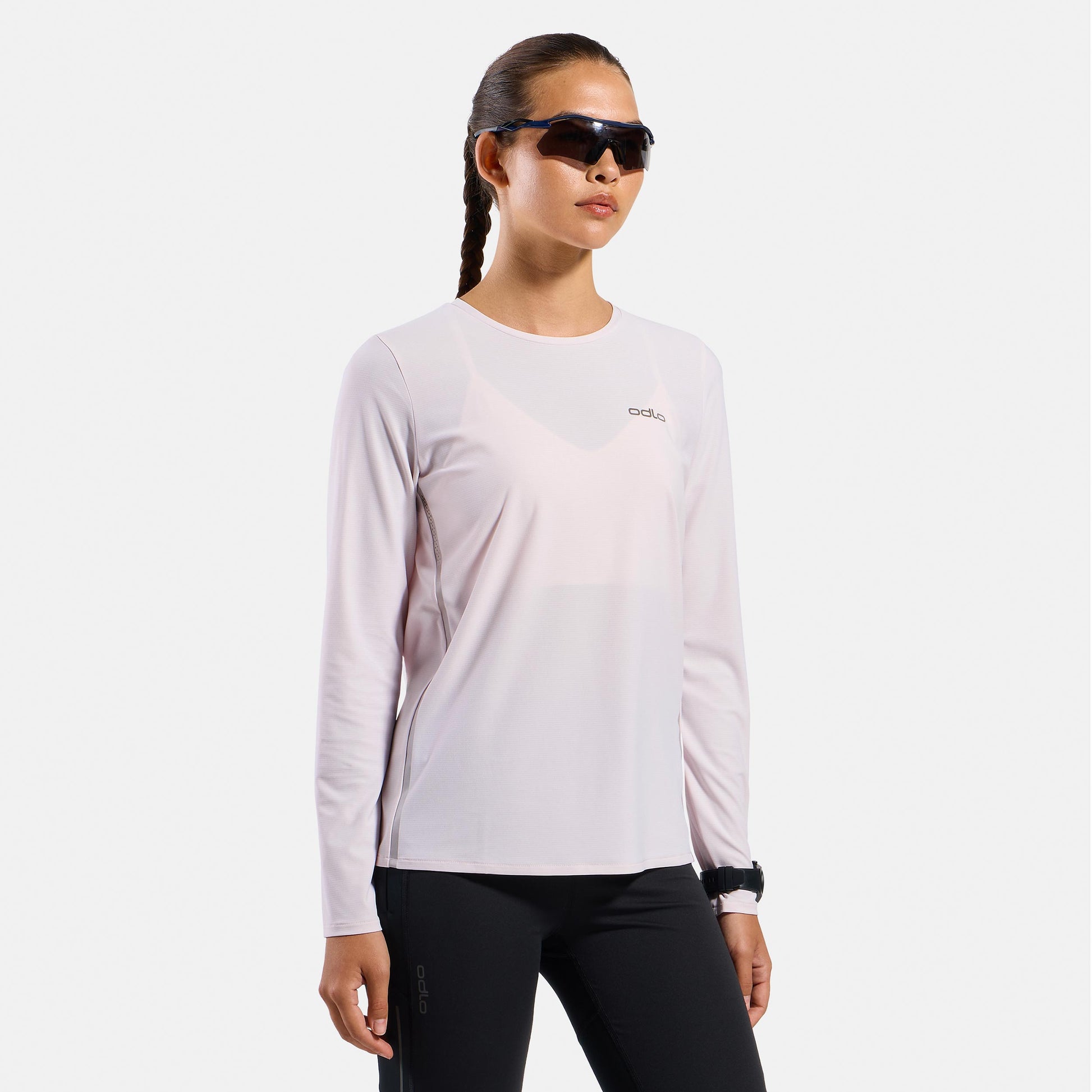 Odlo Zeroweight Chill-Tec  Maillot de course Femmes - lilas