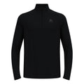 Essential 1/2 Zip Maillot de course Hommes-noir, noir