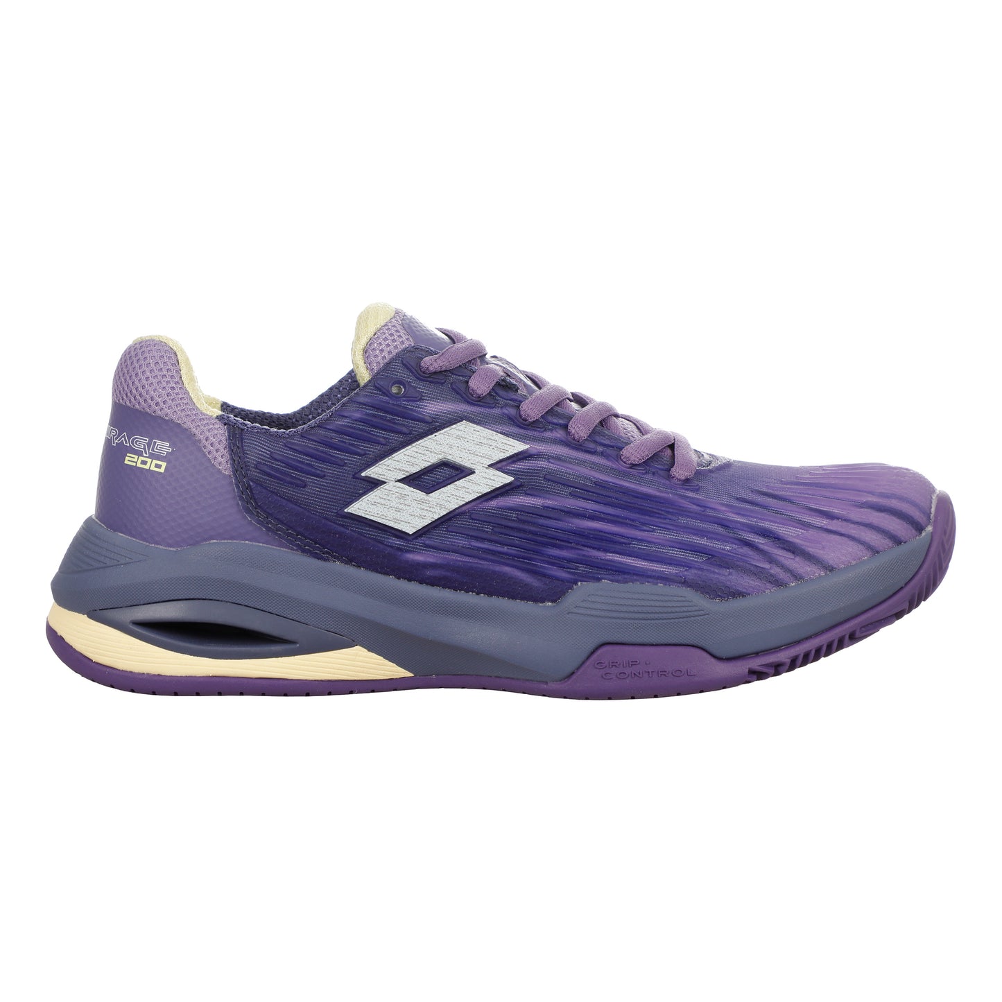 Lotto Mirage 200 CLY Chaussure terre battue Femmes-violet, blanc