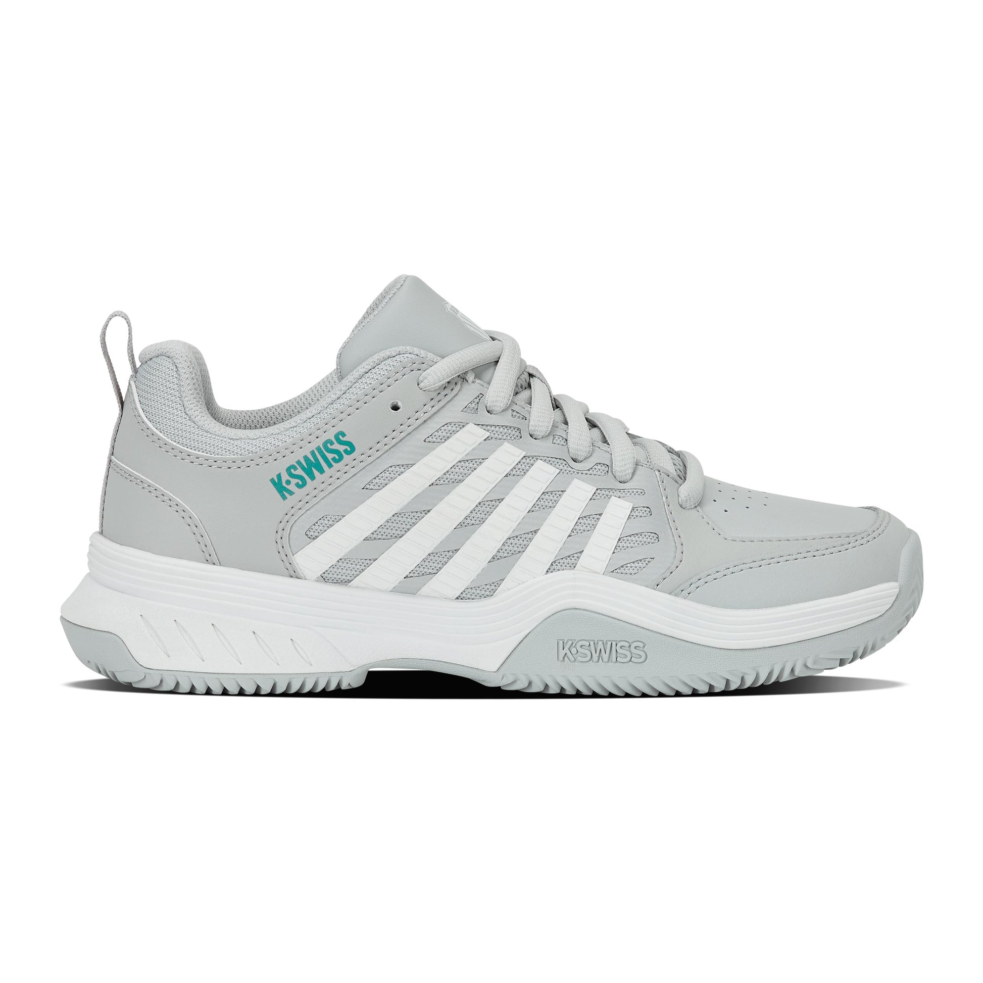 K-Swiss Court Express 2 Chaussure terre battue Femmes - gris clair, blanc