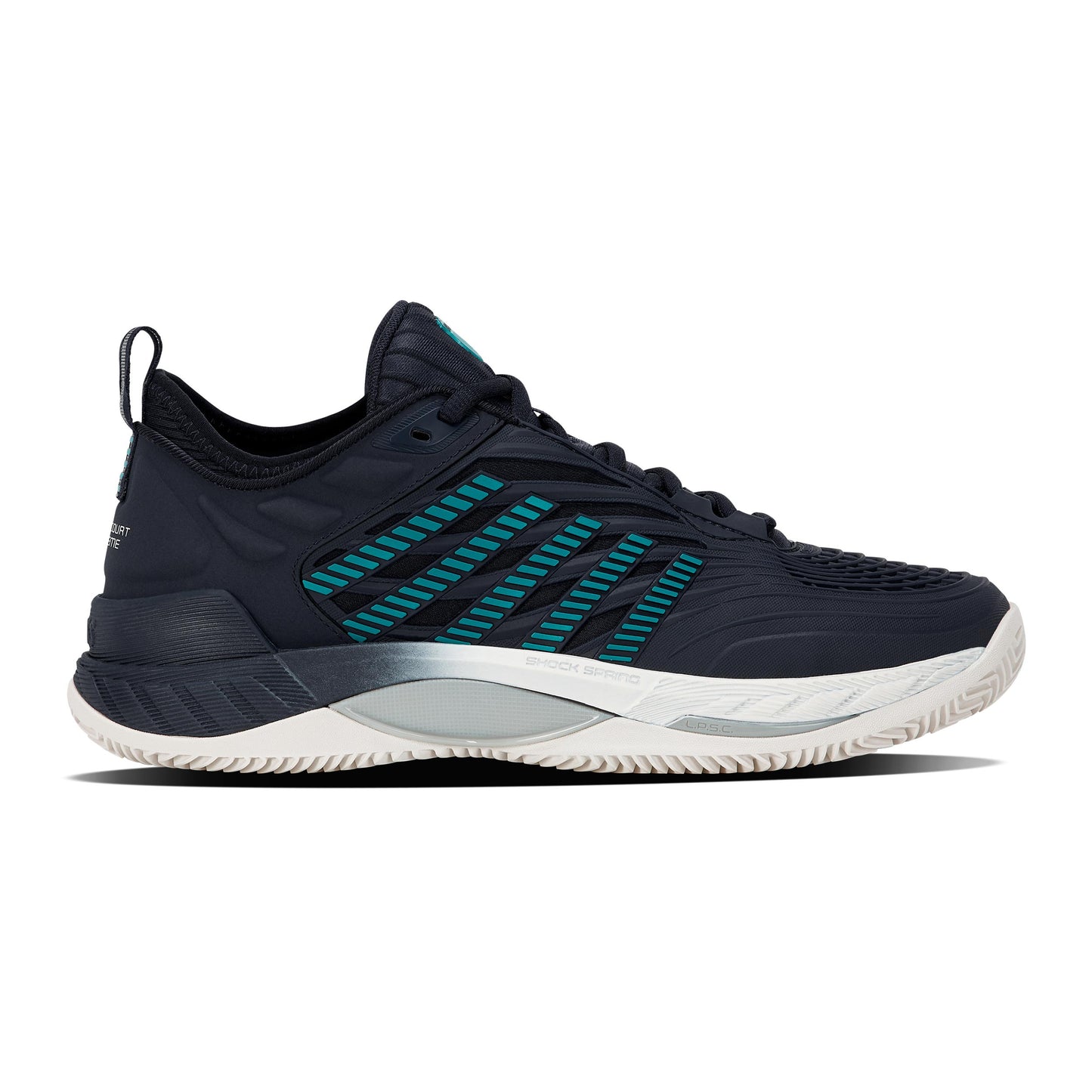 K-Swiss Hypercourt Supreme 2 Chaussure terre battue Hommes - noir, turquoise