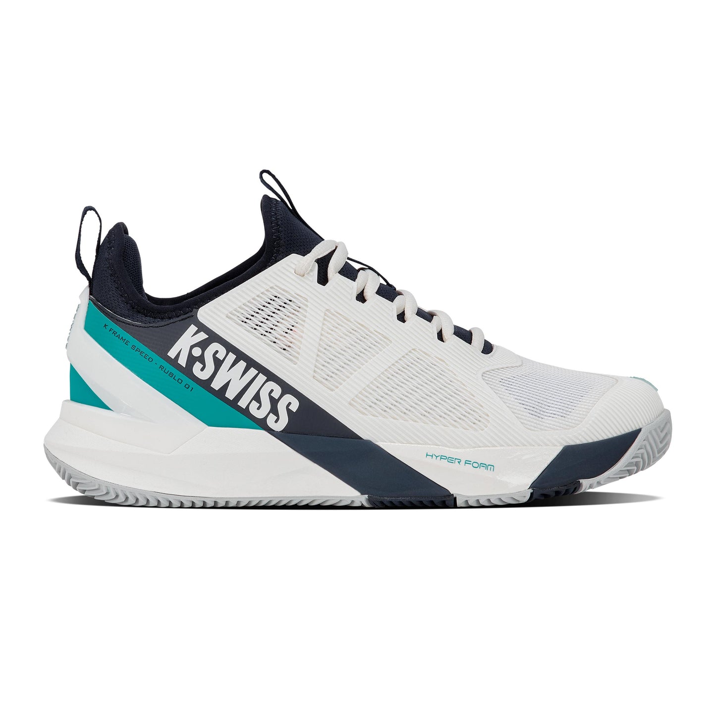 K-Swiss K-Frame Speed Rublo Chaussure terre battue Hommes - blanc, noir