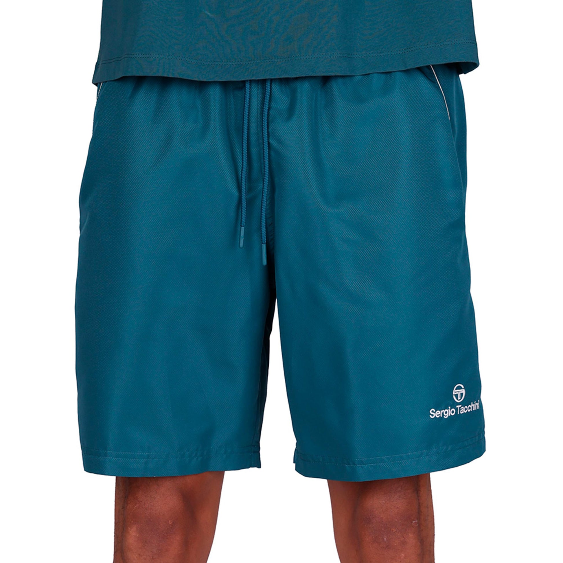 Sergio Tacchini Rob 024 PL Shorts Hommes - vert foncé