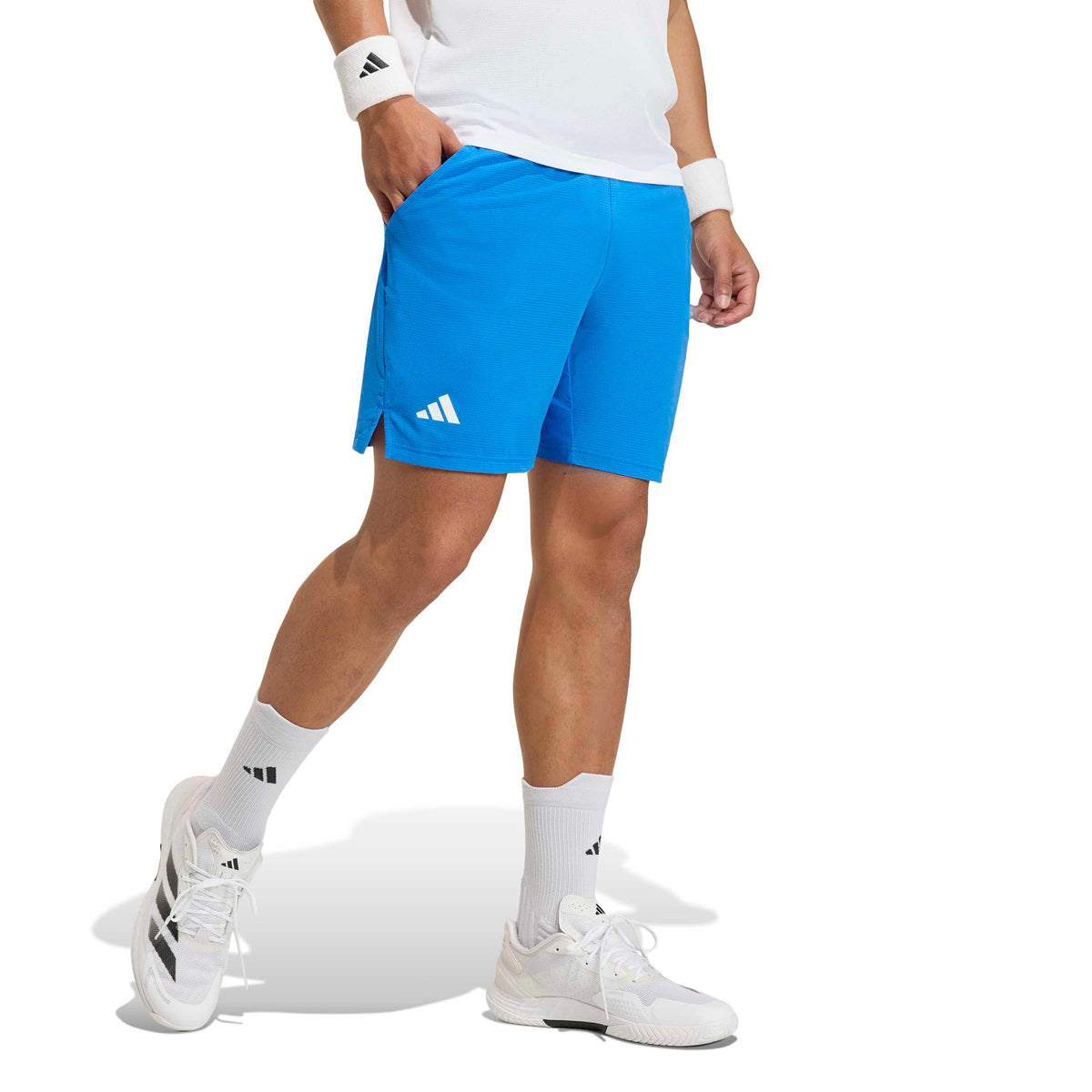 adidas 7Inch Ergo Shorts Hommes - bleu, blanc