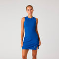 Ace Ribbed Robe Femmes - bleu cobalt