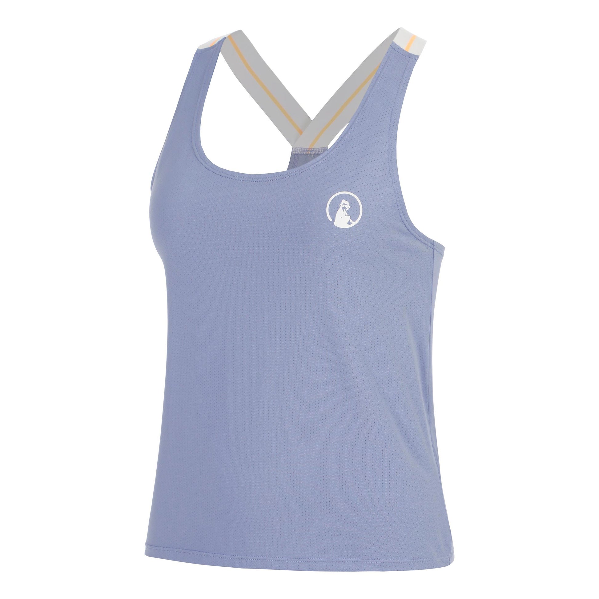 Quiet Please Glow Serve & Volley 2.0 Débardeur tank top Femmes - bleu