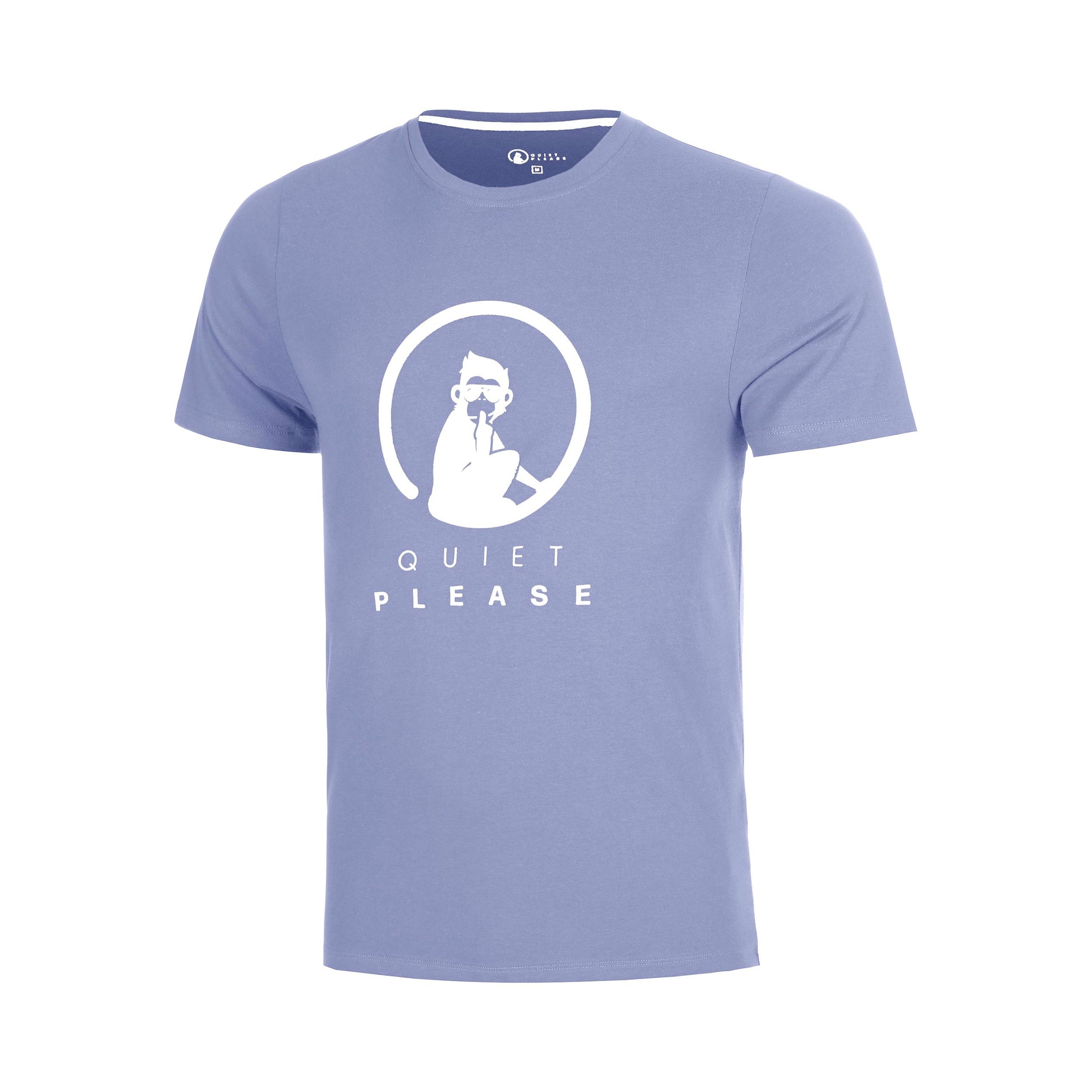 Quiet Please Glow Advantage Logo T-shirt Garçons - bleu