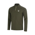 Memories Big Serve 1/4 Zip Haut manches longues Garçons - vert foncé