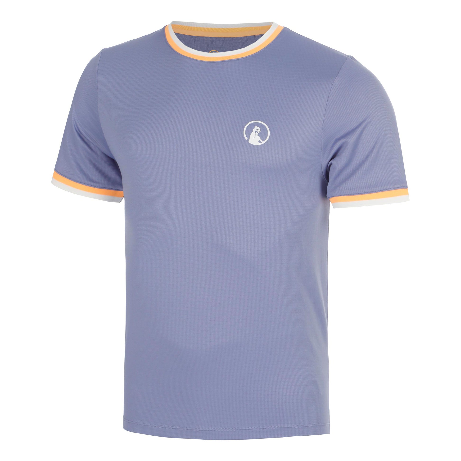 Quiet Please Glow Break Ringer T-shirt Hommes - bleu