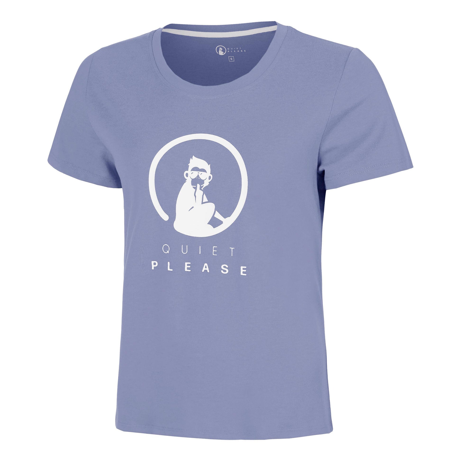 Quiet Please Glow Training T-shirt Femmes - bleu