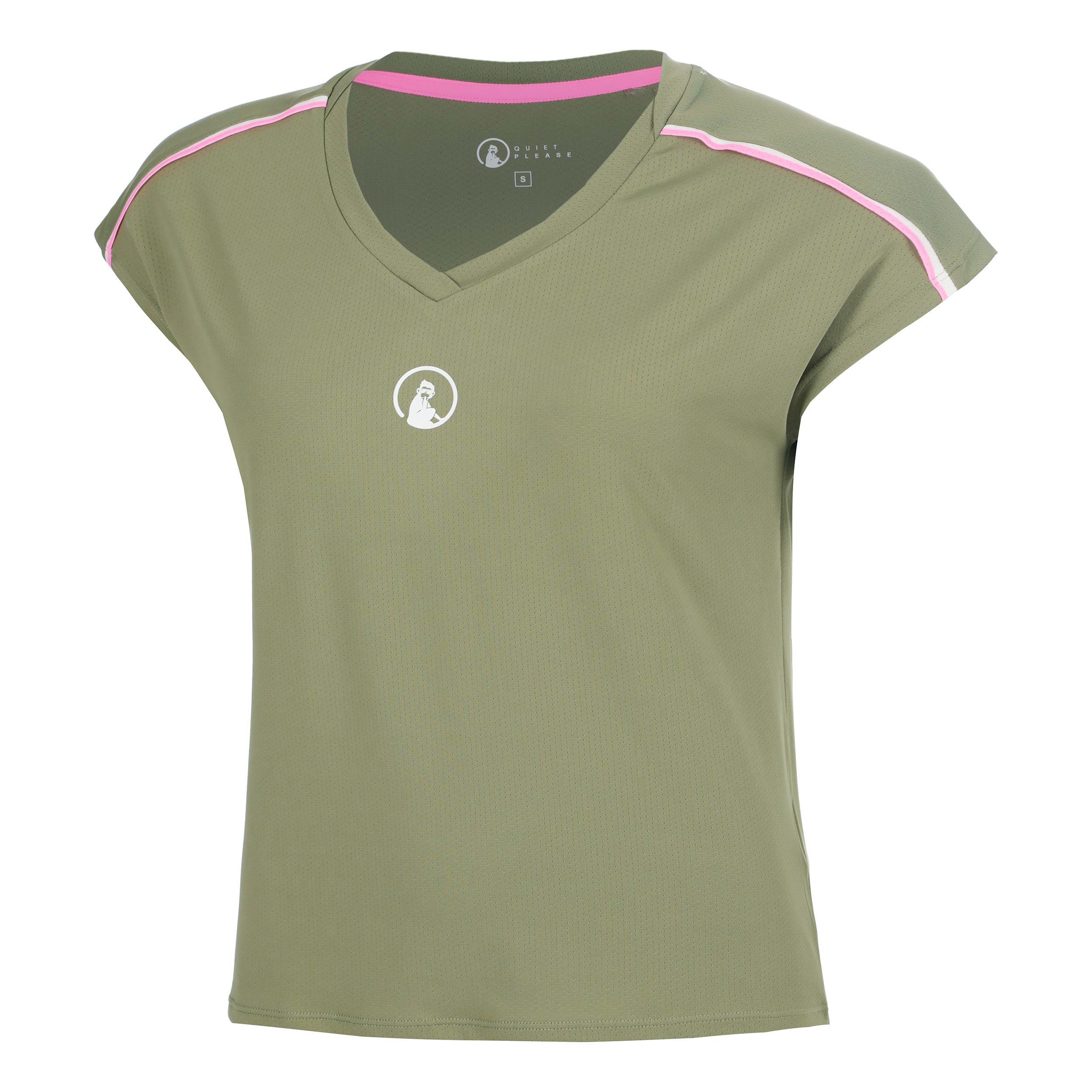 Quiet Please Memories Volley T-shirt Femmes - kaki