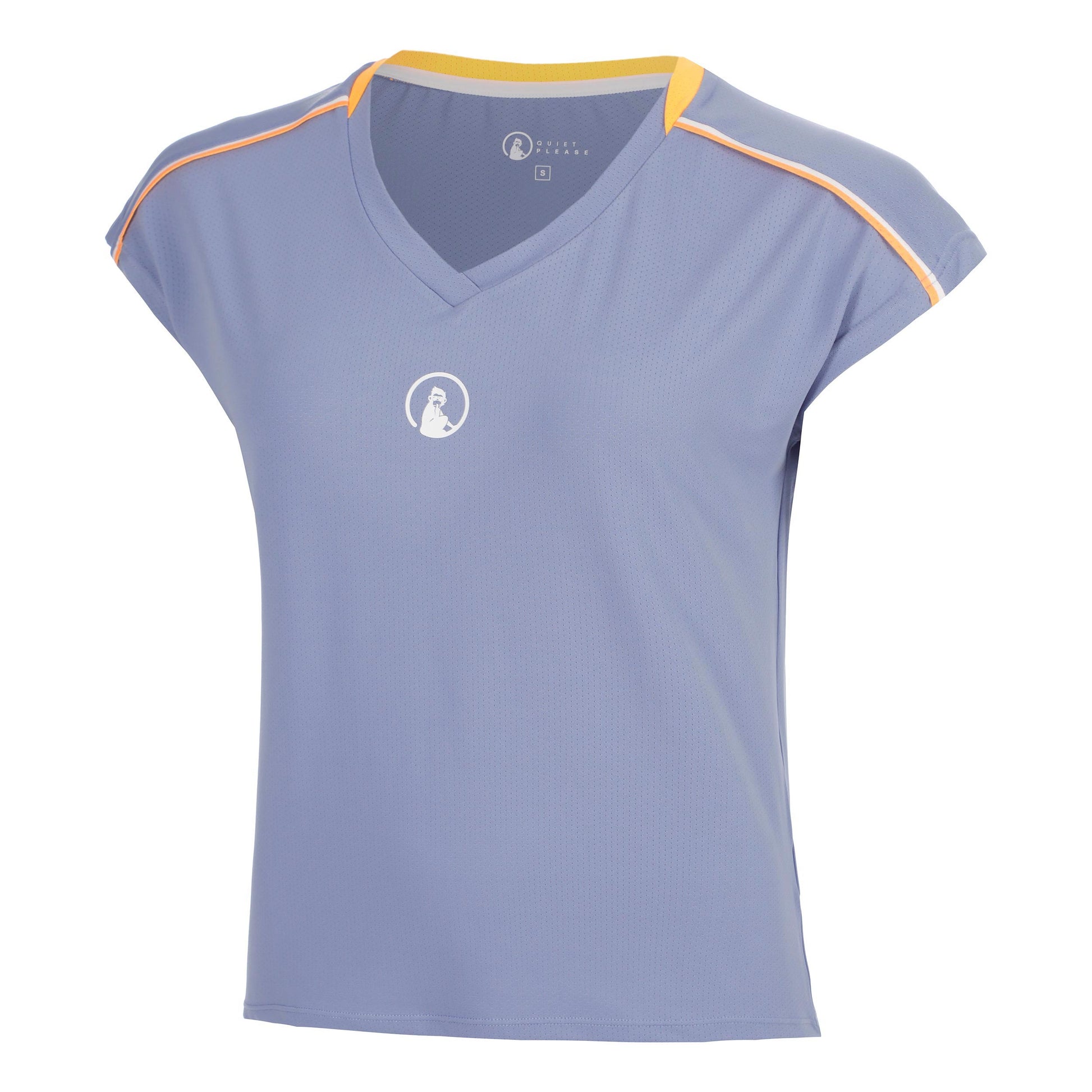 Quiet Please Glow Volley T-shirt Femmes - bleu