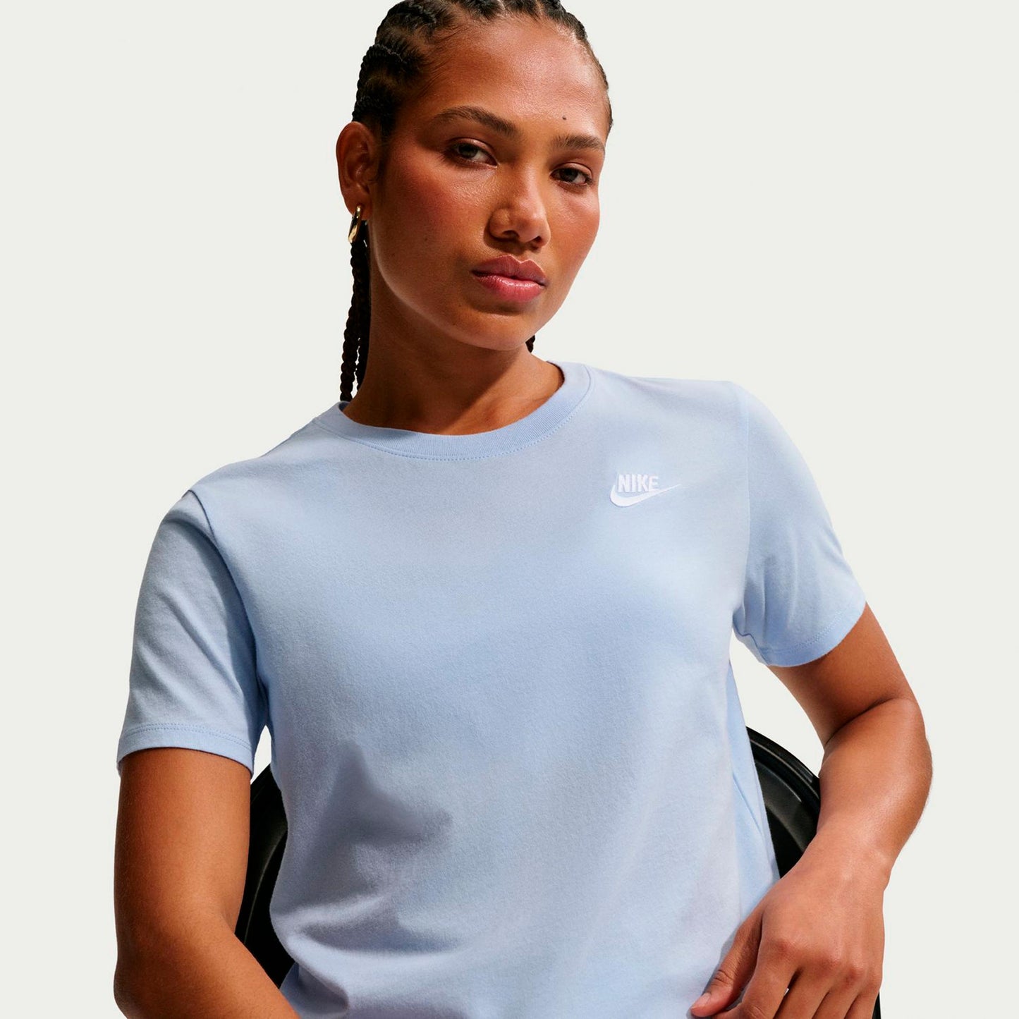 Nike New Sportswear Club T-shirt Femmes - bleu gris