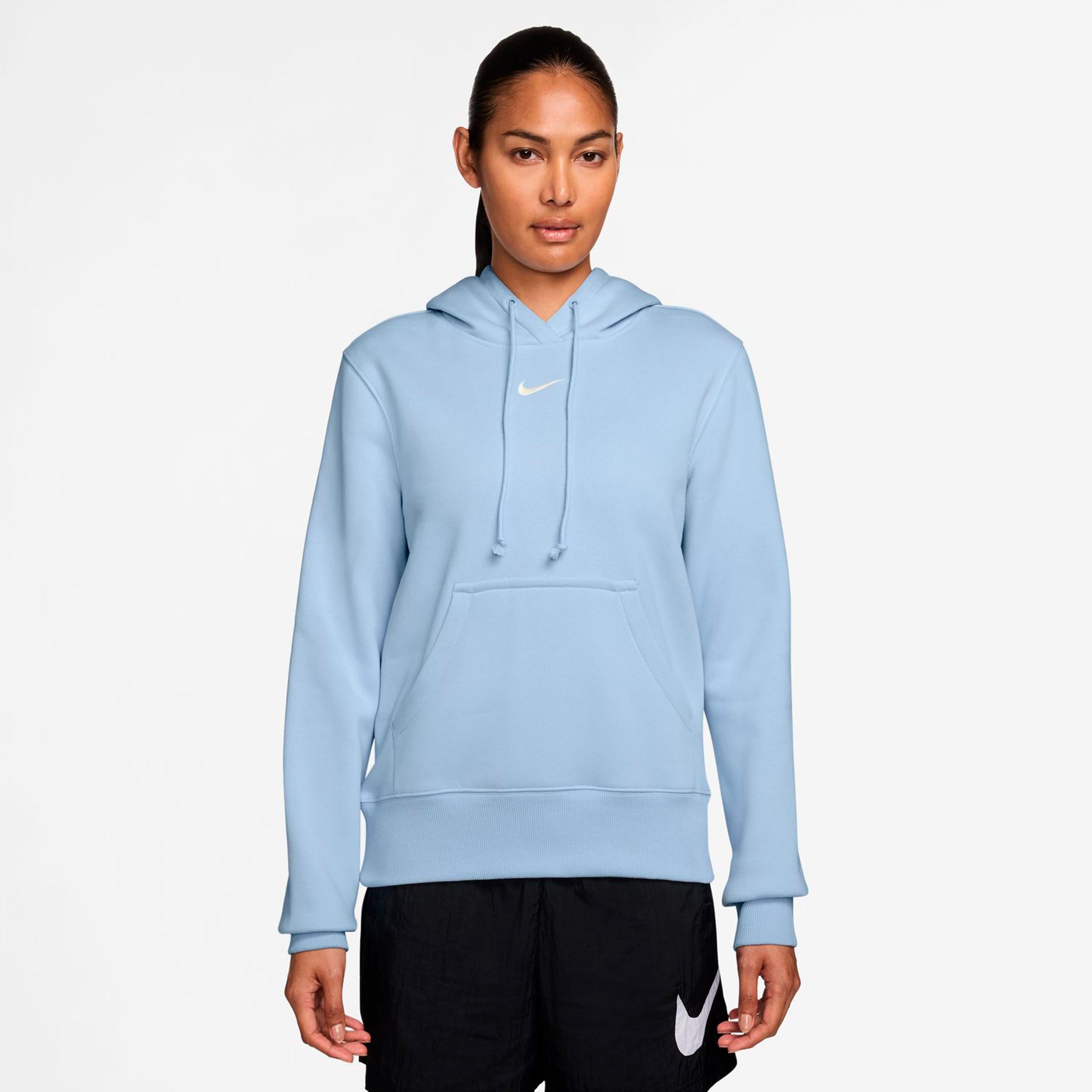 Nike Phoenix Fleece Sweat à capuche Femmes - bleu clair