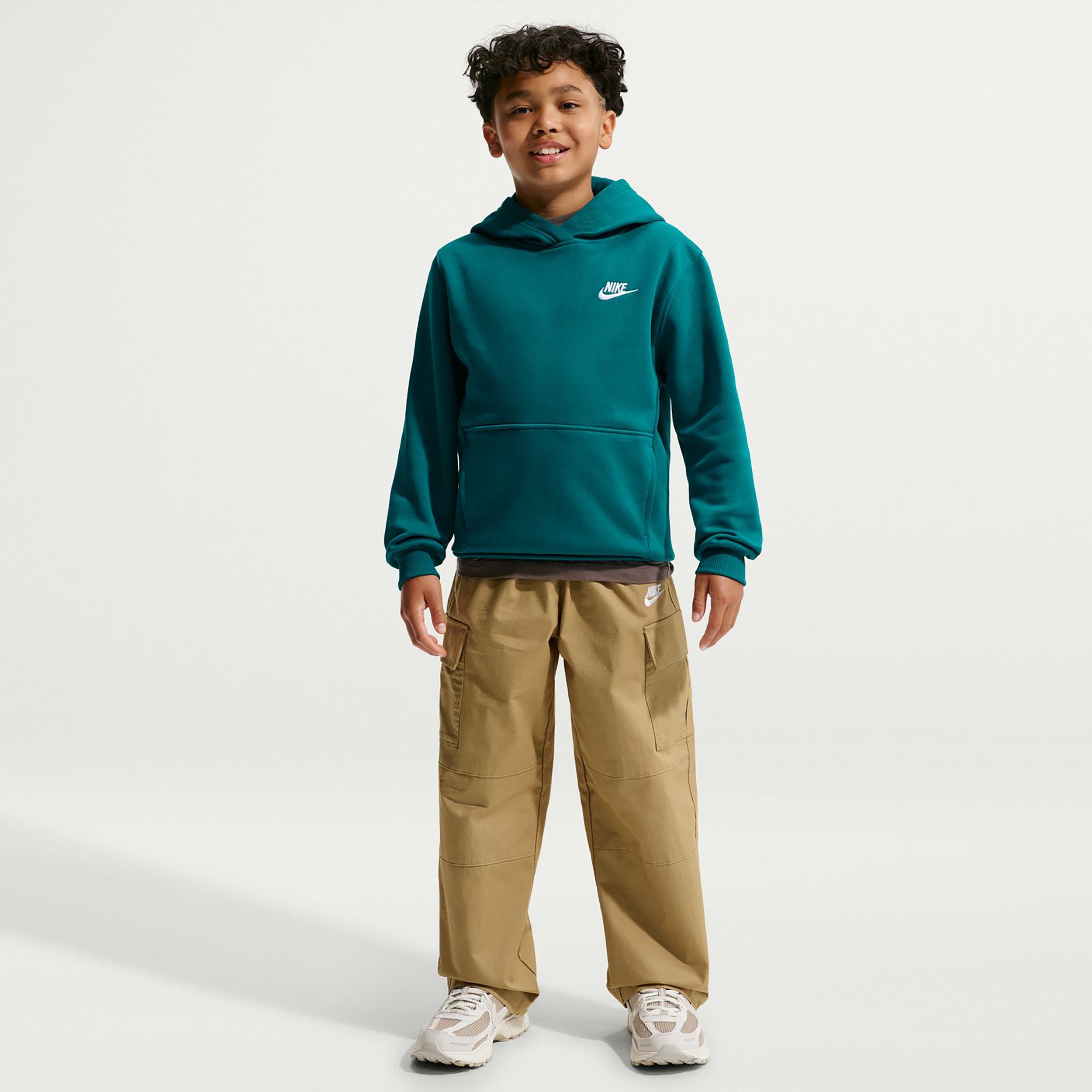 Nike Club Fleece Sweat à capuche Enfants - bleu petrol