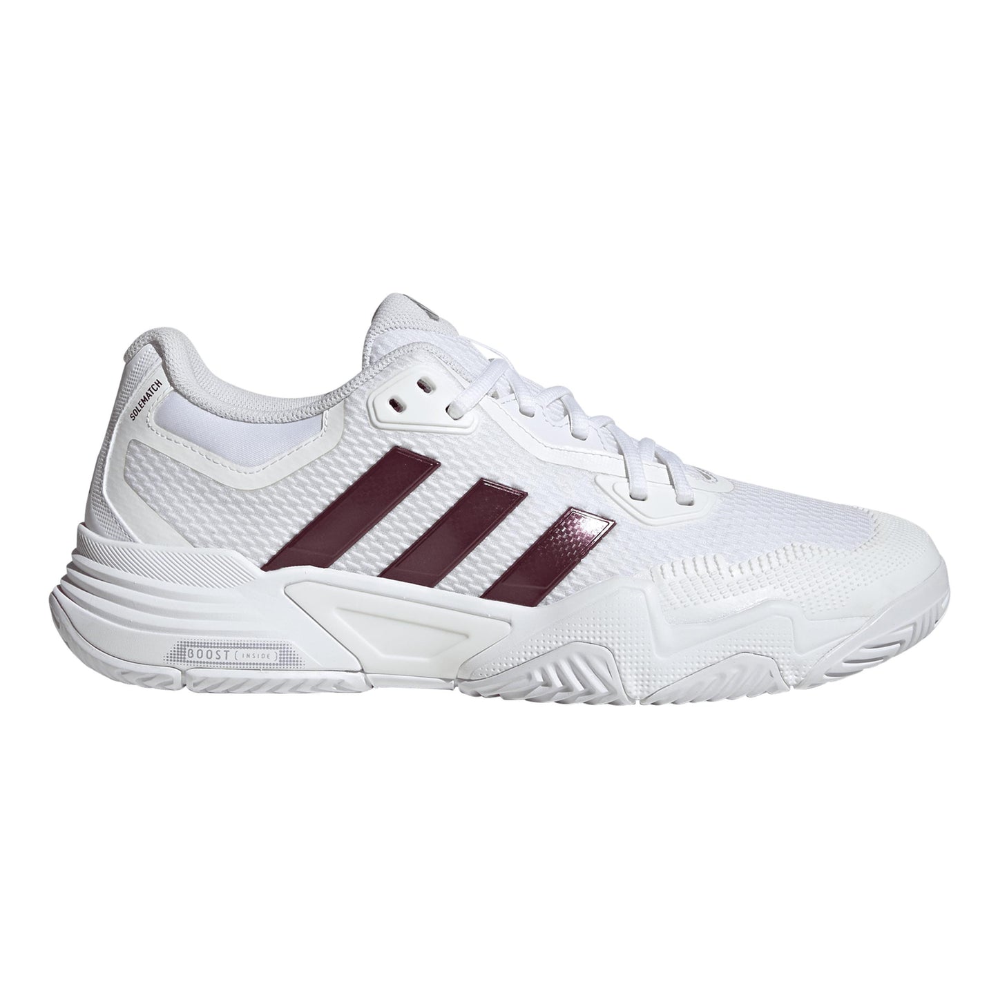 adidas Solematch Control 2 Chaussures toutes surfaces Hommes - blanc, rouge vin