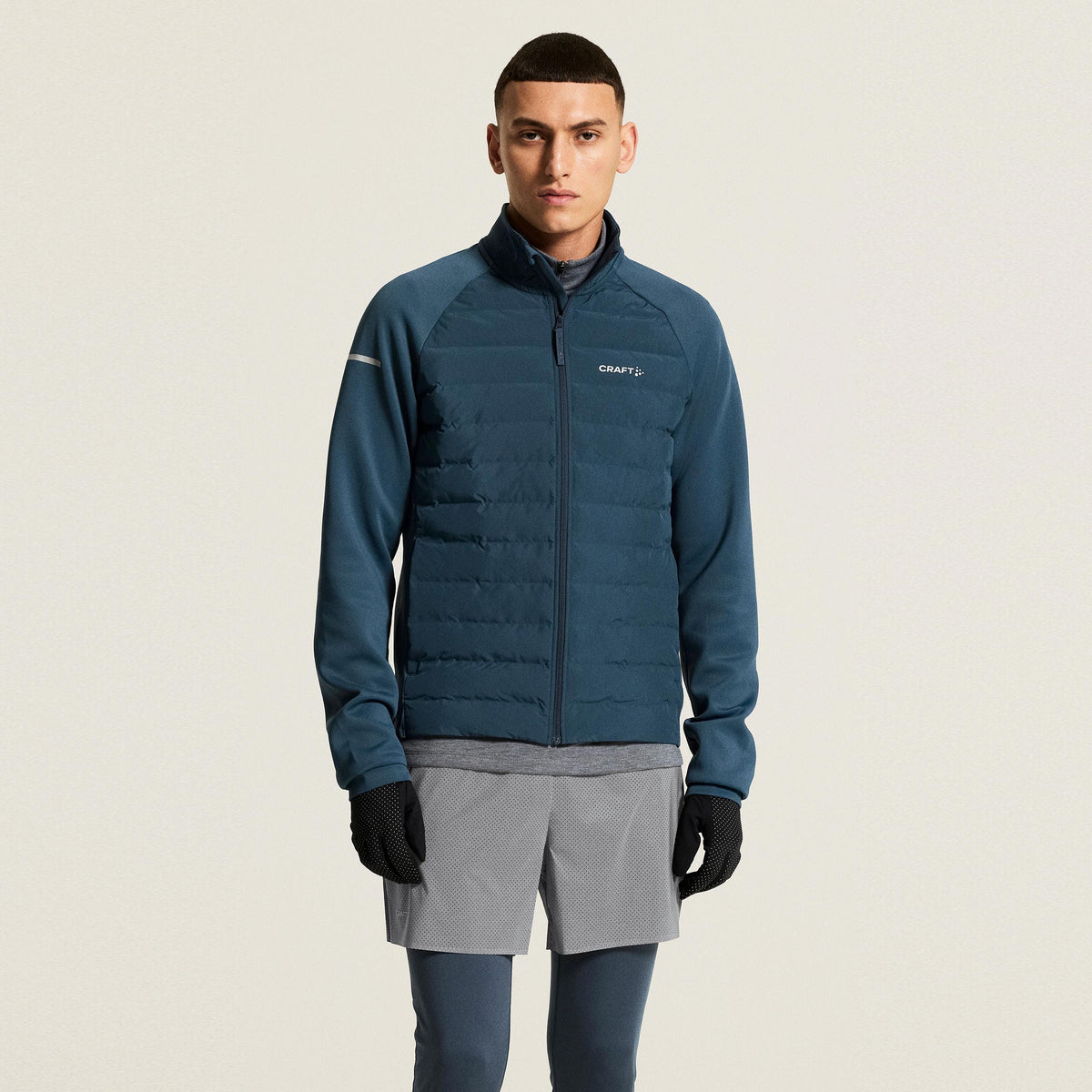 Craft SubZ Veste running Hommes - bleu foncé