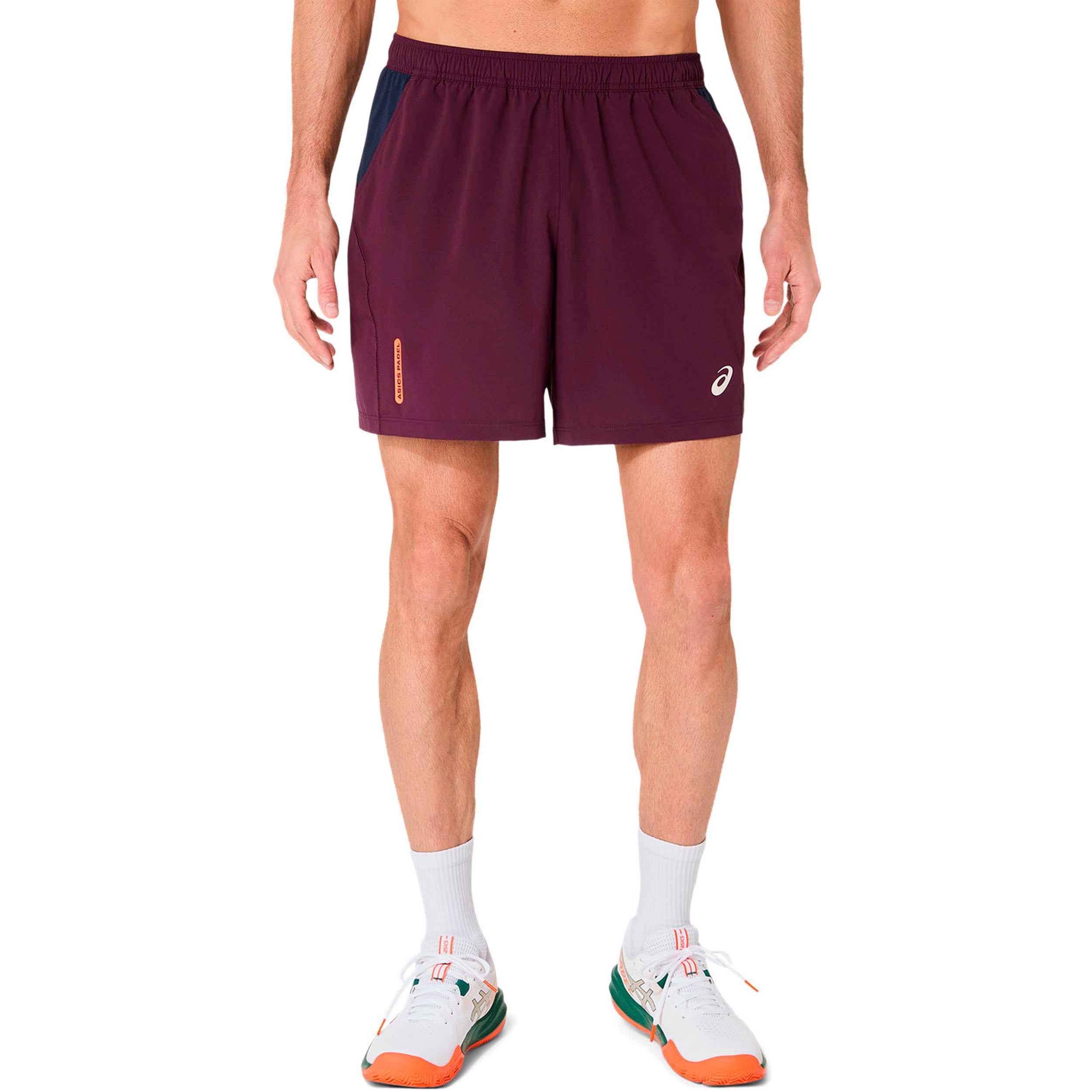 ASICS Court 7in Shorts Hommes - rouge vin