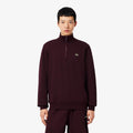 High Neck Sweat-shirt Hommes - rouge foncé