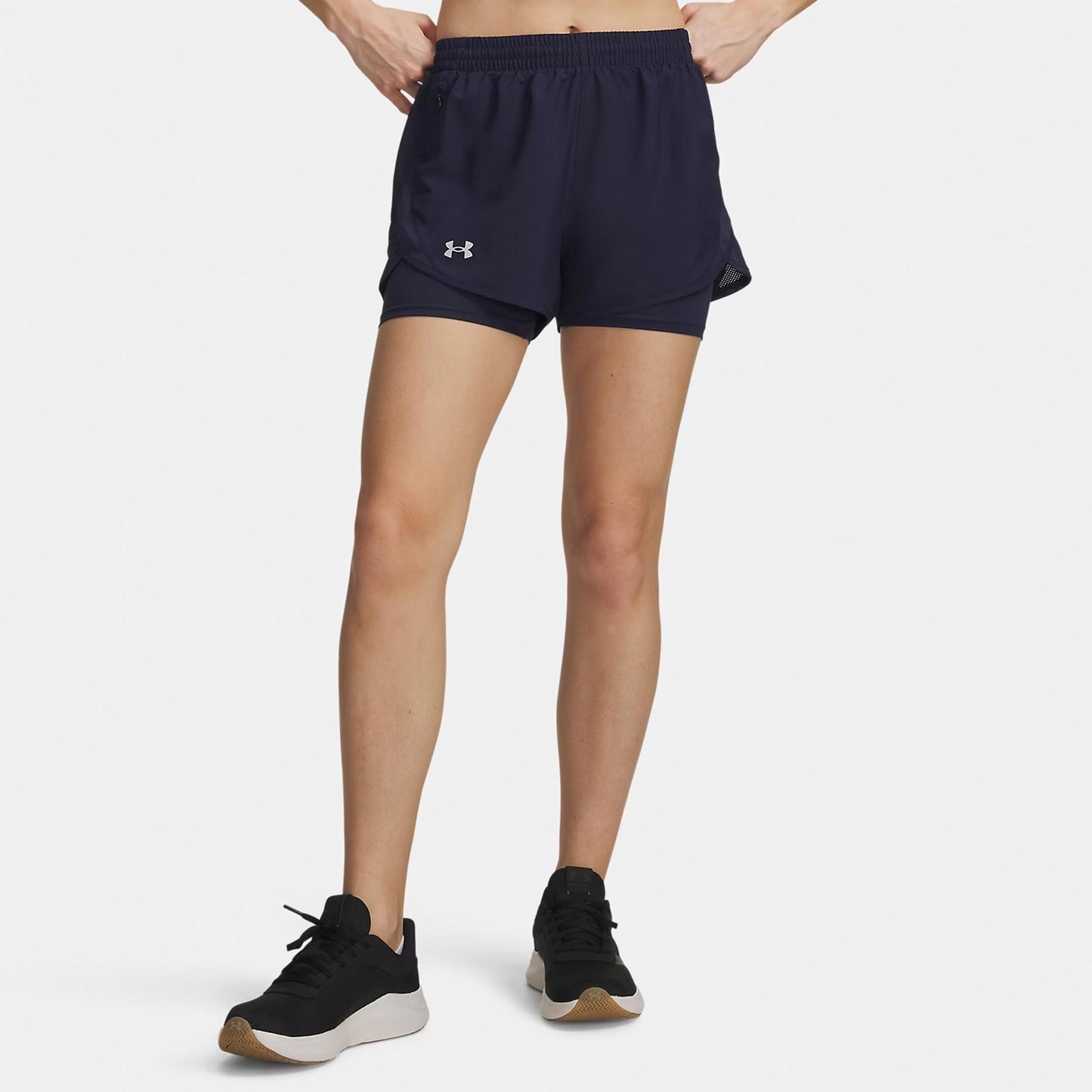 Under Armour Fly By 2in1  Short de running Femmes - bleu foncé