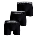 Cotton Stretch Caleçon Pack de 3 Hommes - noir
