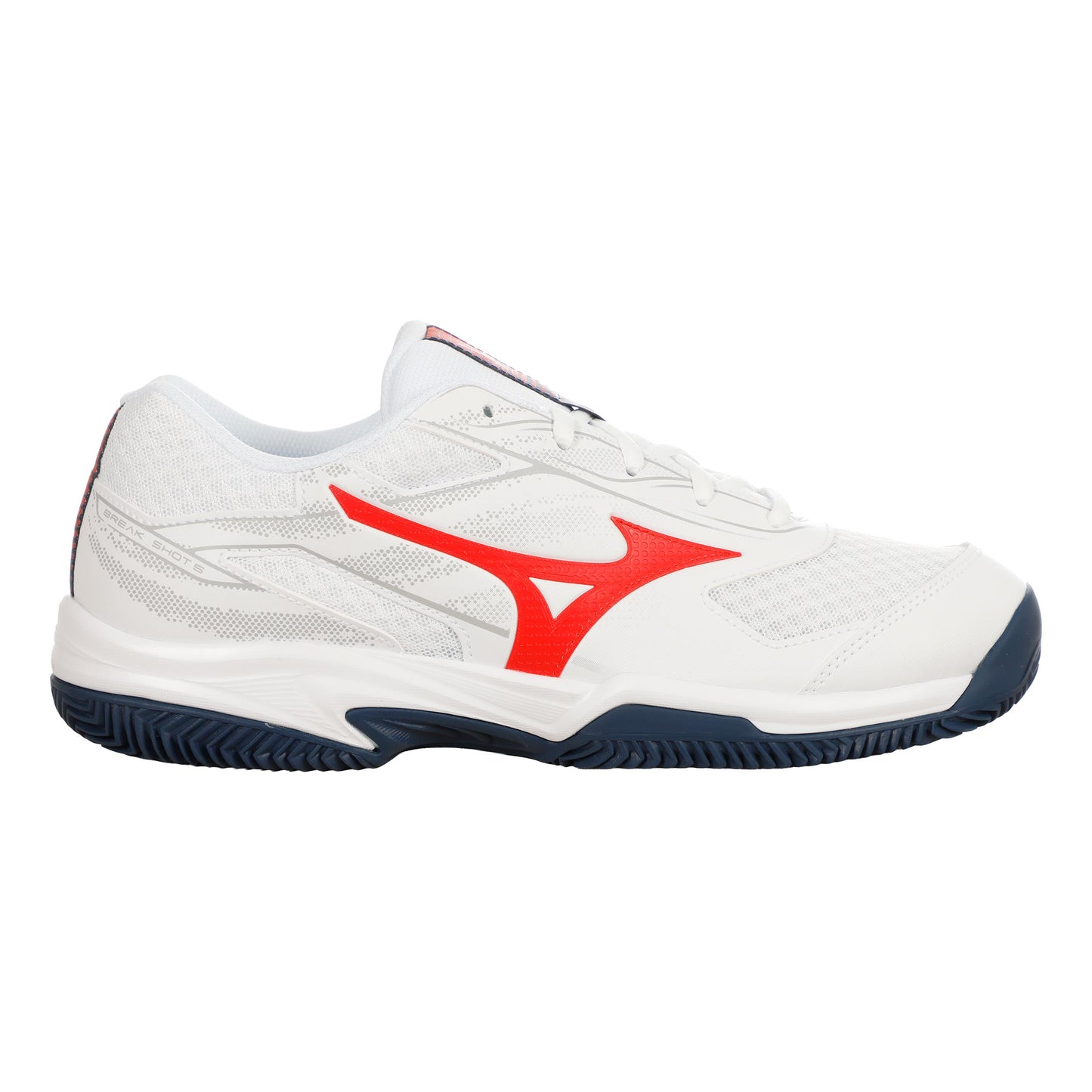 Mizuno Break Shot 5 Chaussure terre battue Hommes - blanc, orange