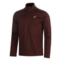 Core 1/2 Zip Winter  Maillot de course Hommes - rouge vin