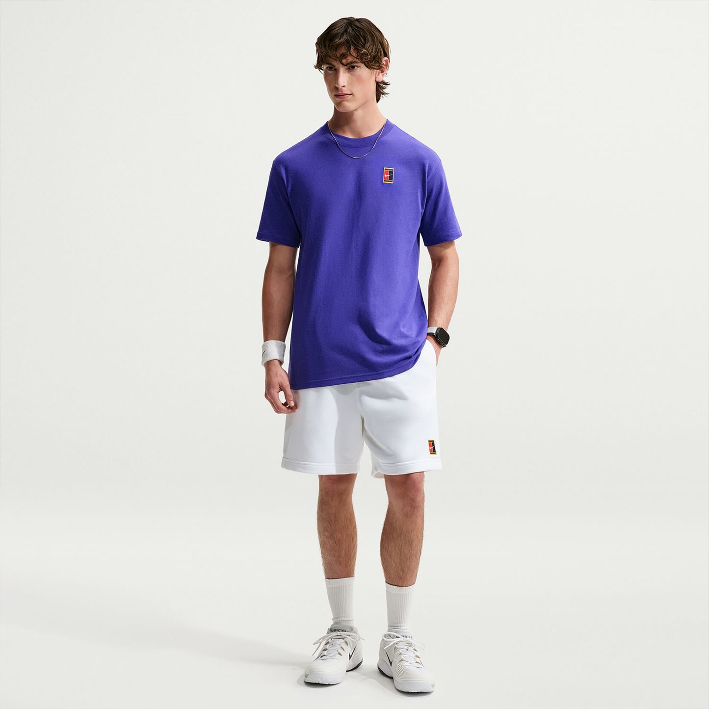 Nike Court Heritage  M90 Oc T-shirt Hommes - bleu nuit