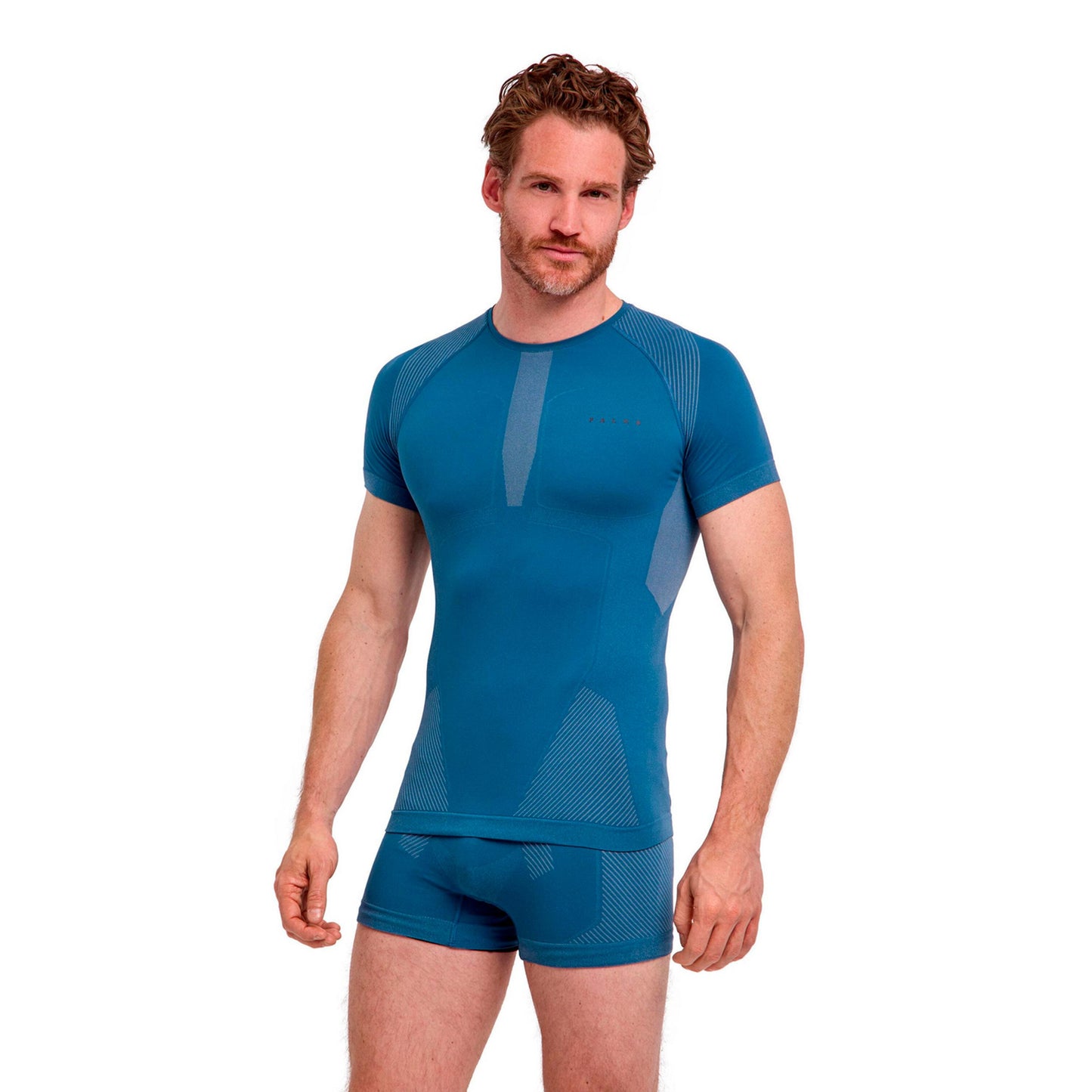 Falke Warm  Maillot de corps Hommes - bleu gris