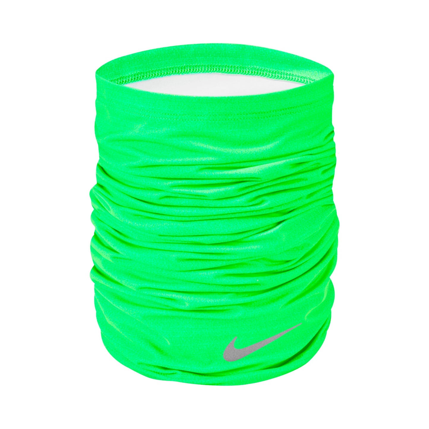 Nike Dri-Fit Wrap 2.0 Cache-cou Unisex - vert fluo, argent