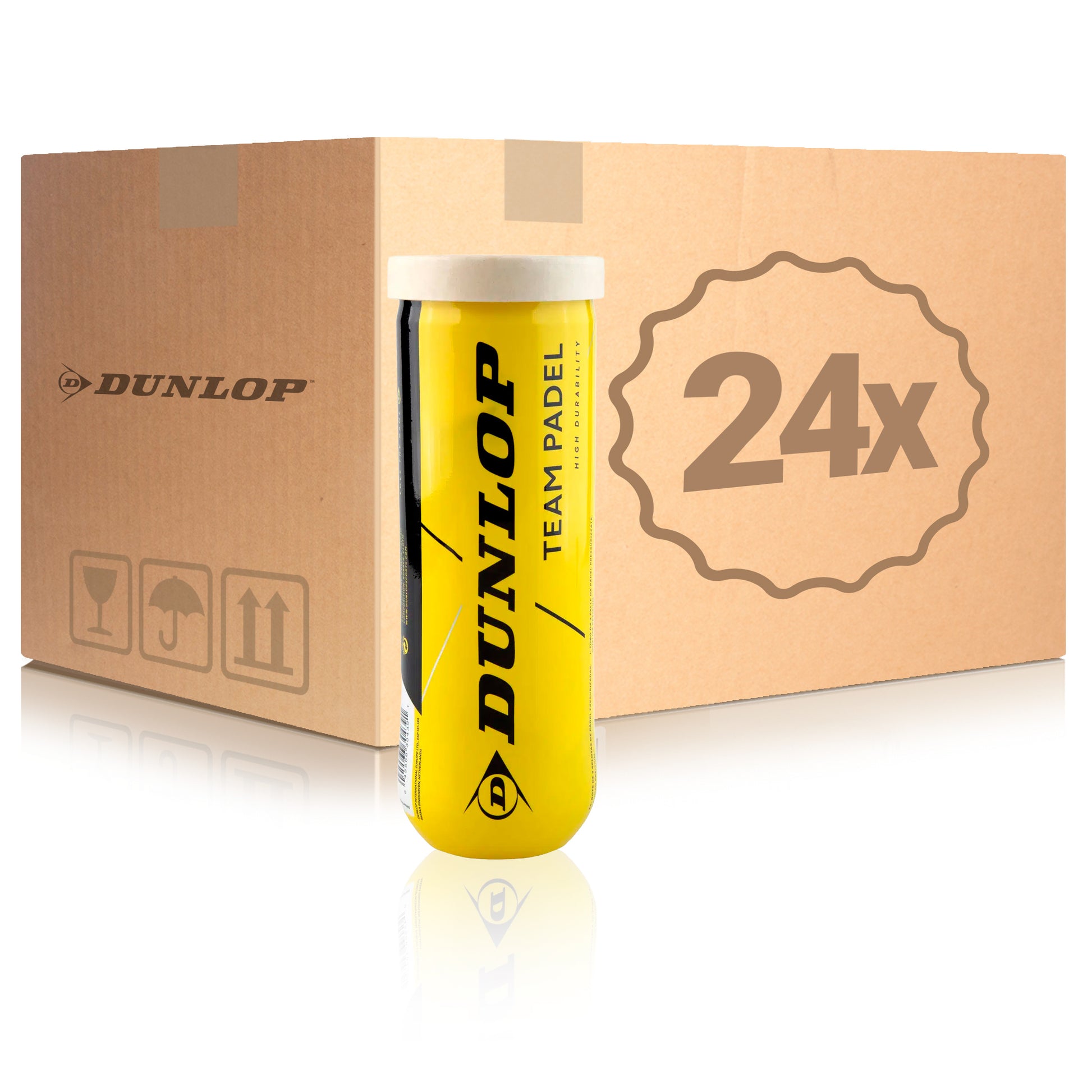 Dunlop 24 Tubes de 3 Team Padel
