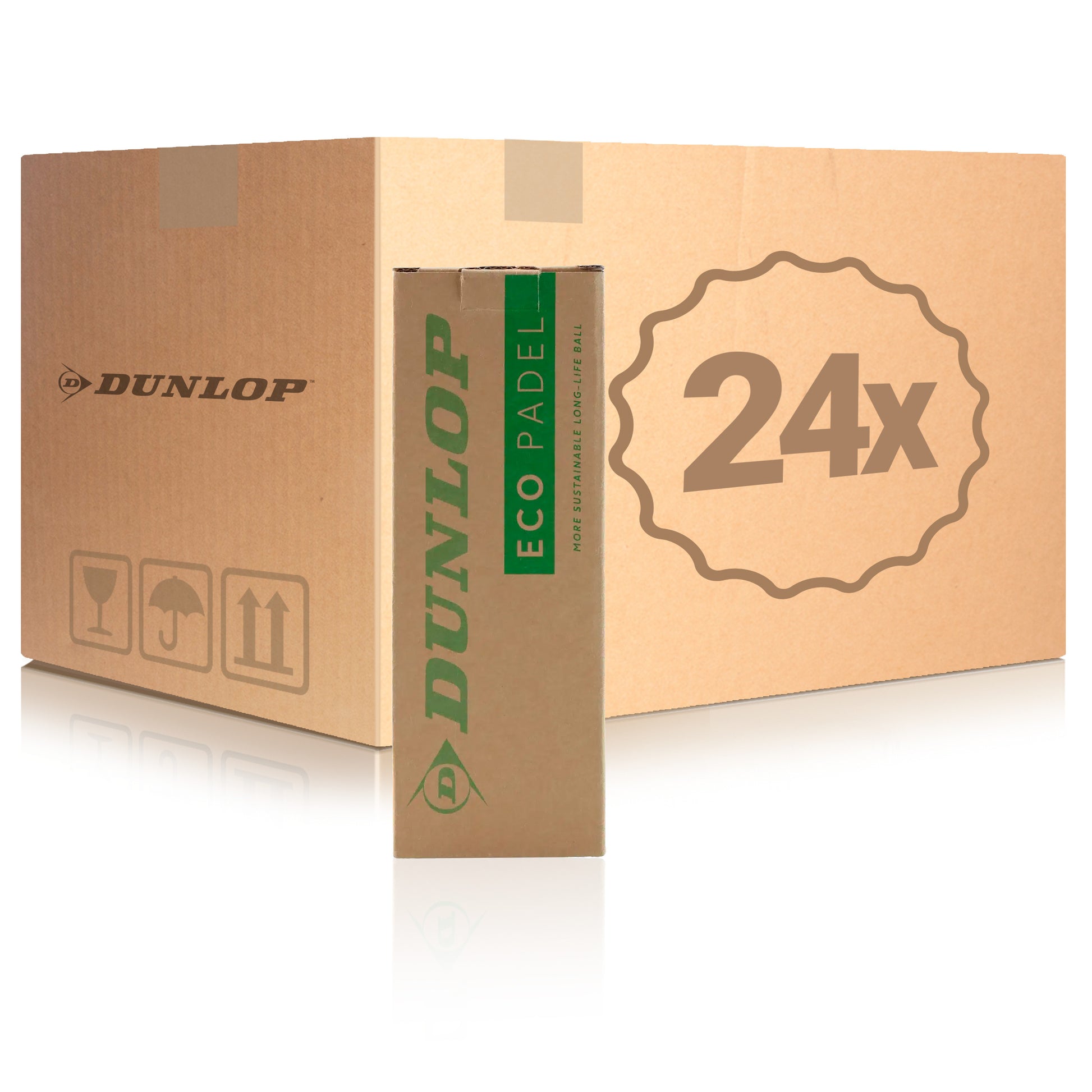 Dunlop 24 Tubes de 3 Eco Padel