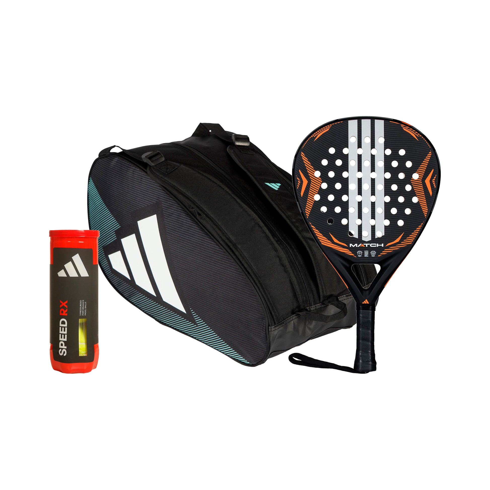 adidas Match 2026 + sac de tennis, + tube de balles