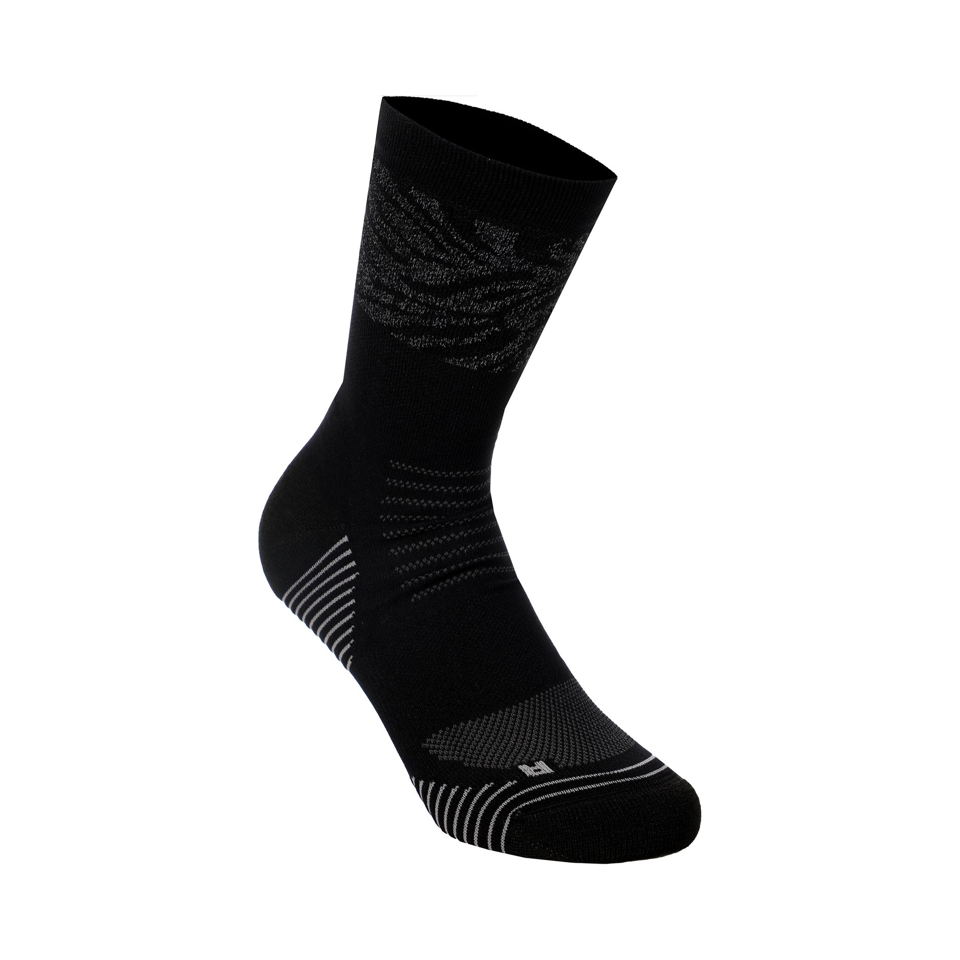 ASICS Performance Lite-Show Crew Chaussettes de running -noir