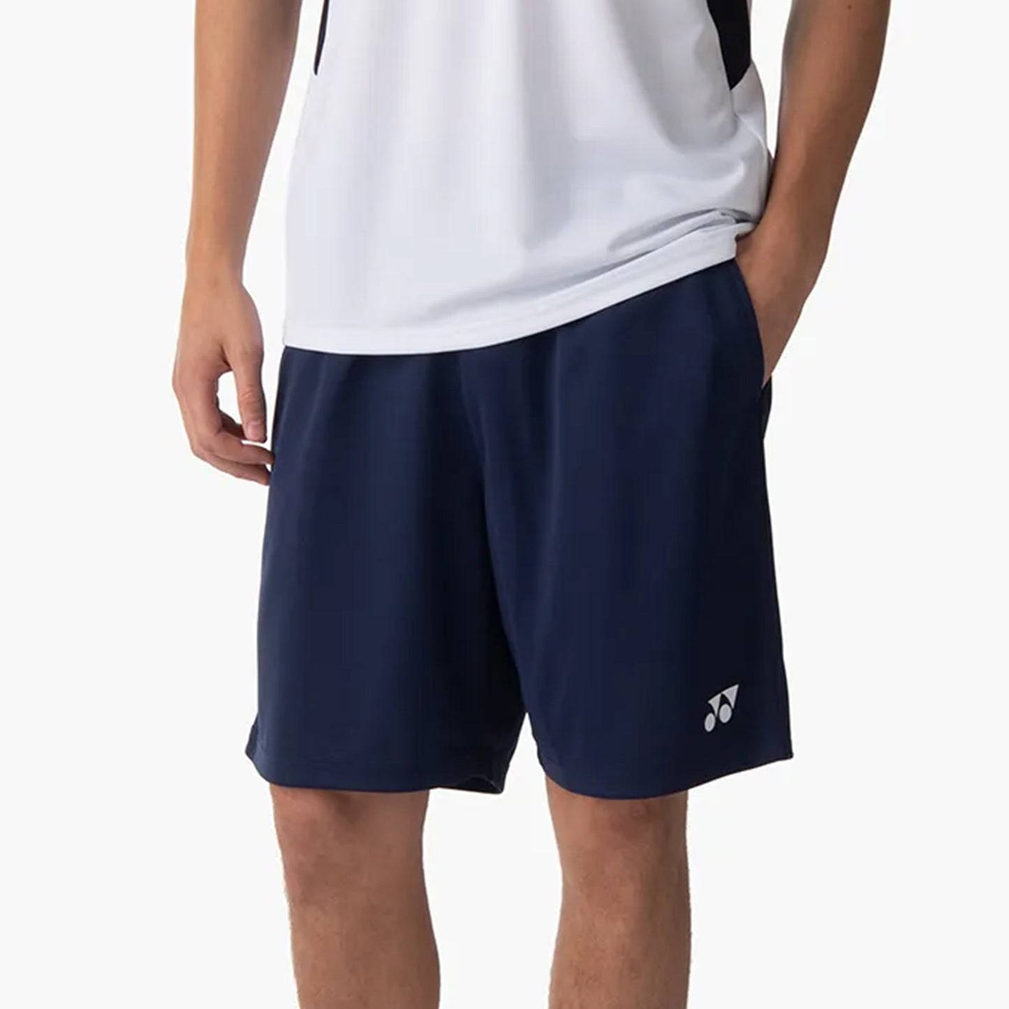 Yonex Knit Shorts Hommes - bleu foncé